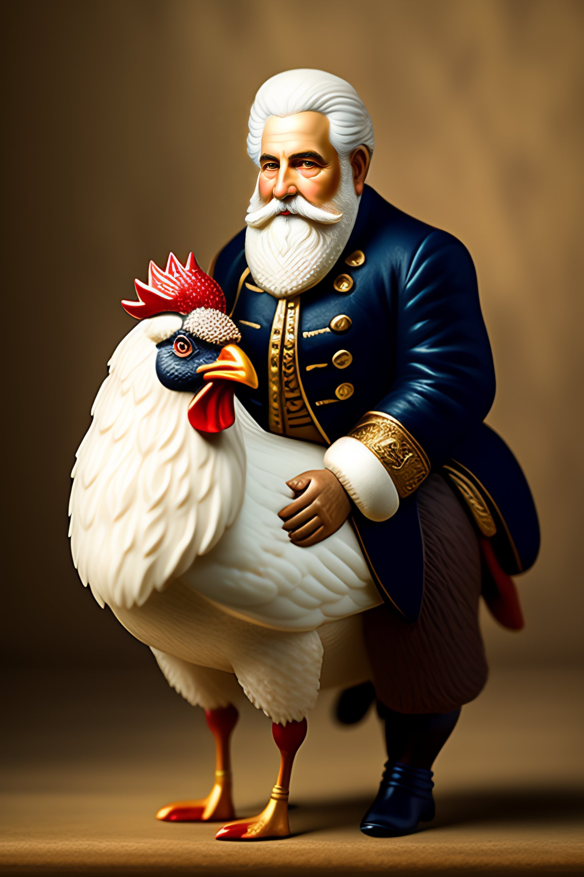 Lexica - 18th century style old Jewish man with a white beard riding on ...