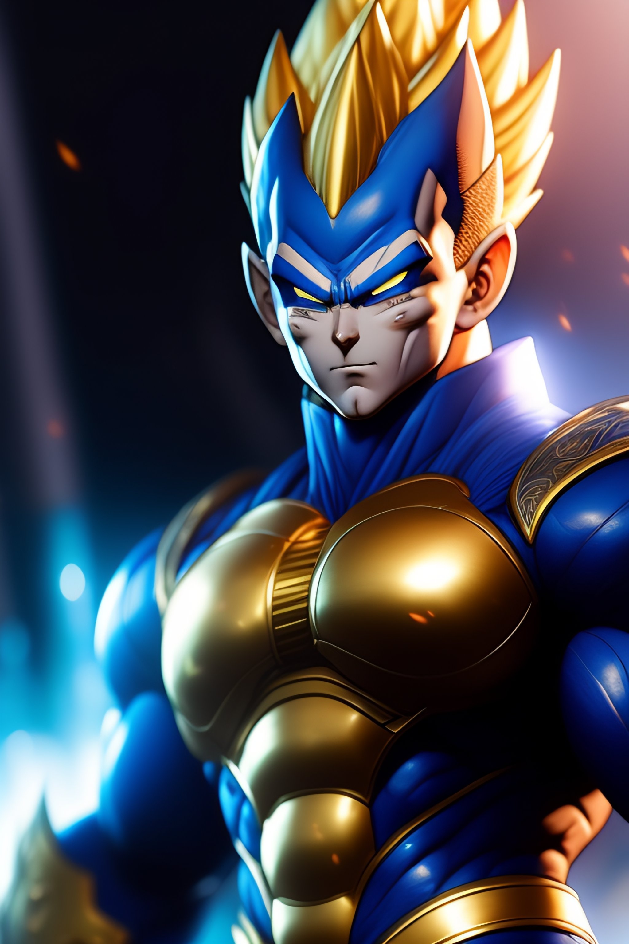 ArtStation - Vegeta: Super Saiyan Blue