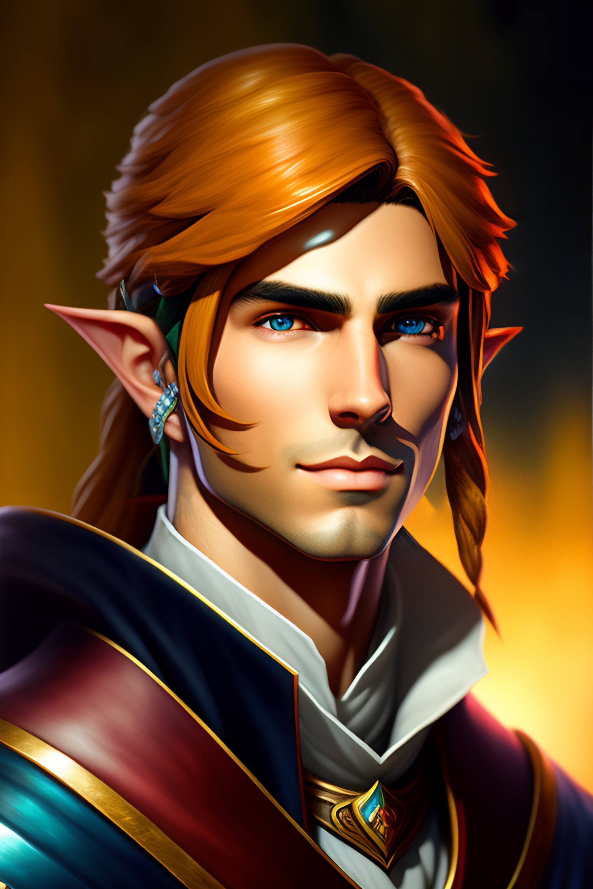 Lexica Portrait of young Link from Zelda videogame painted by Velázquez