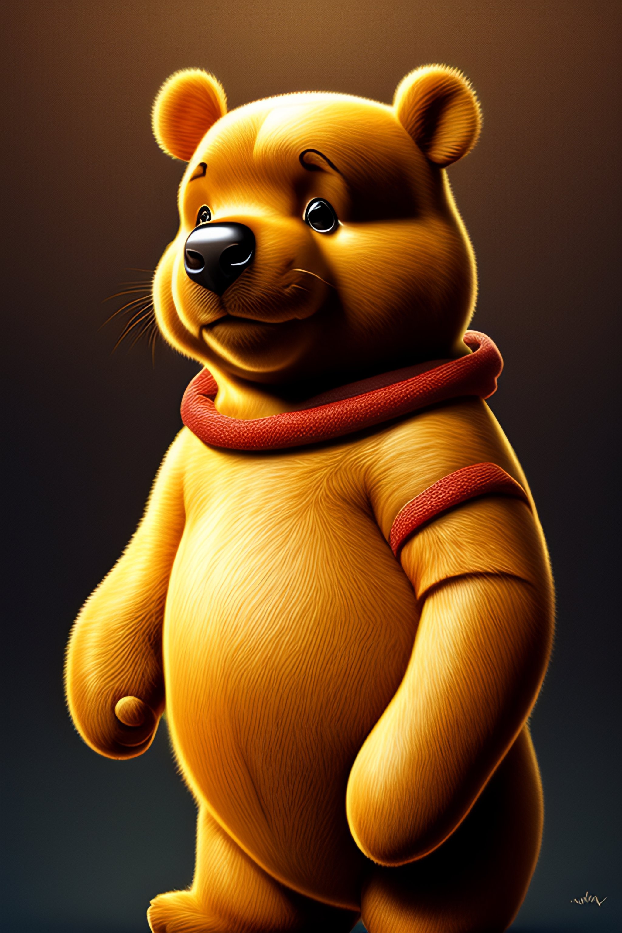 Winnie the hot sale pooh portrait