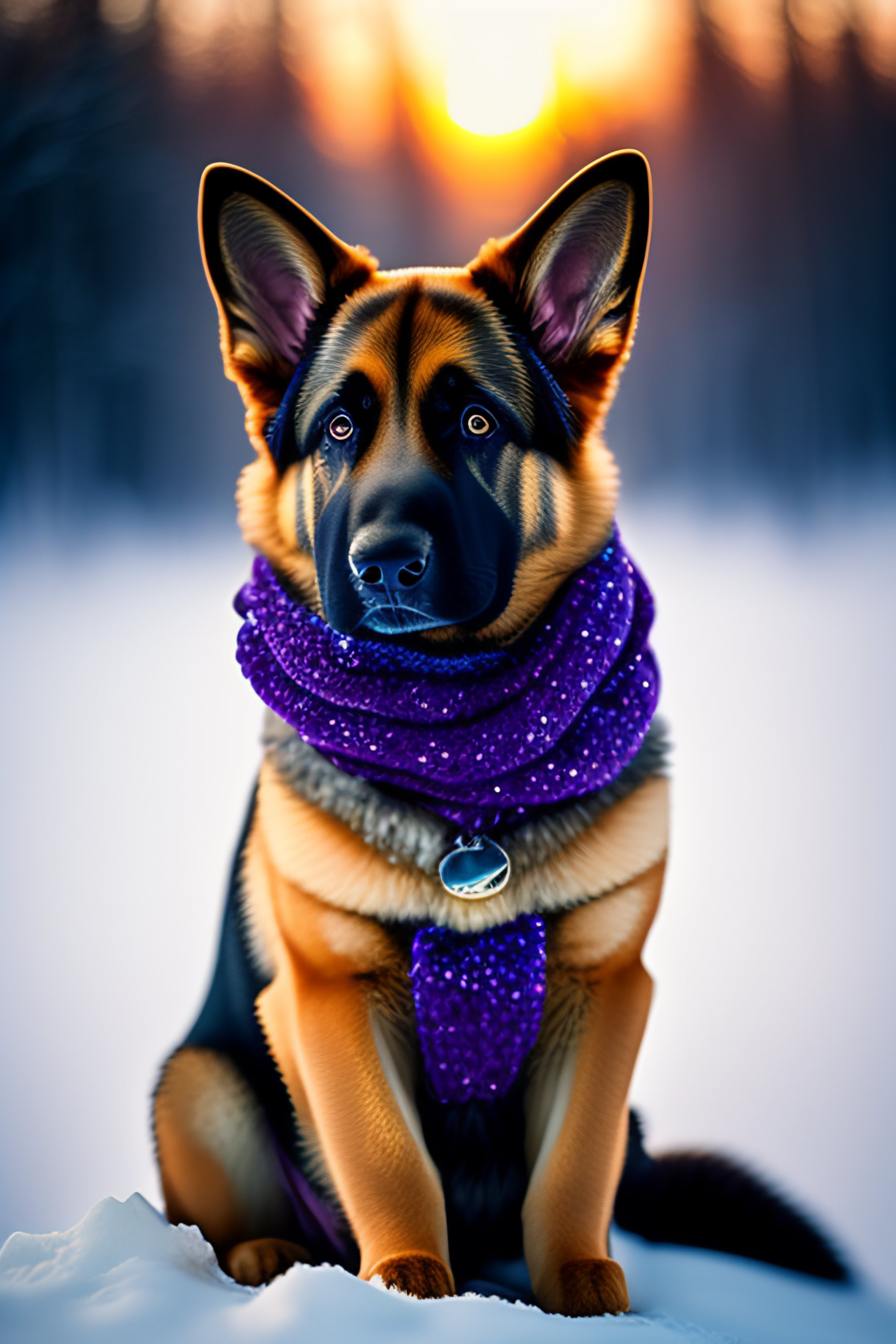 German store shepherd scarf