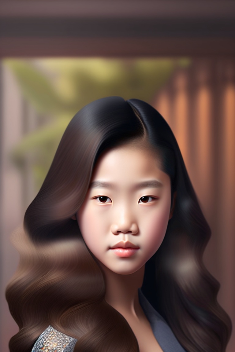 Lexica Half asian, half black, teen