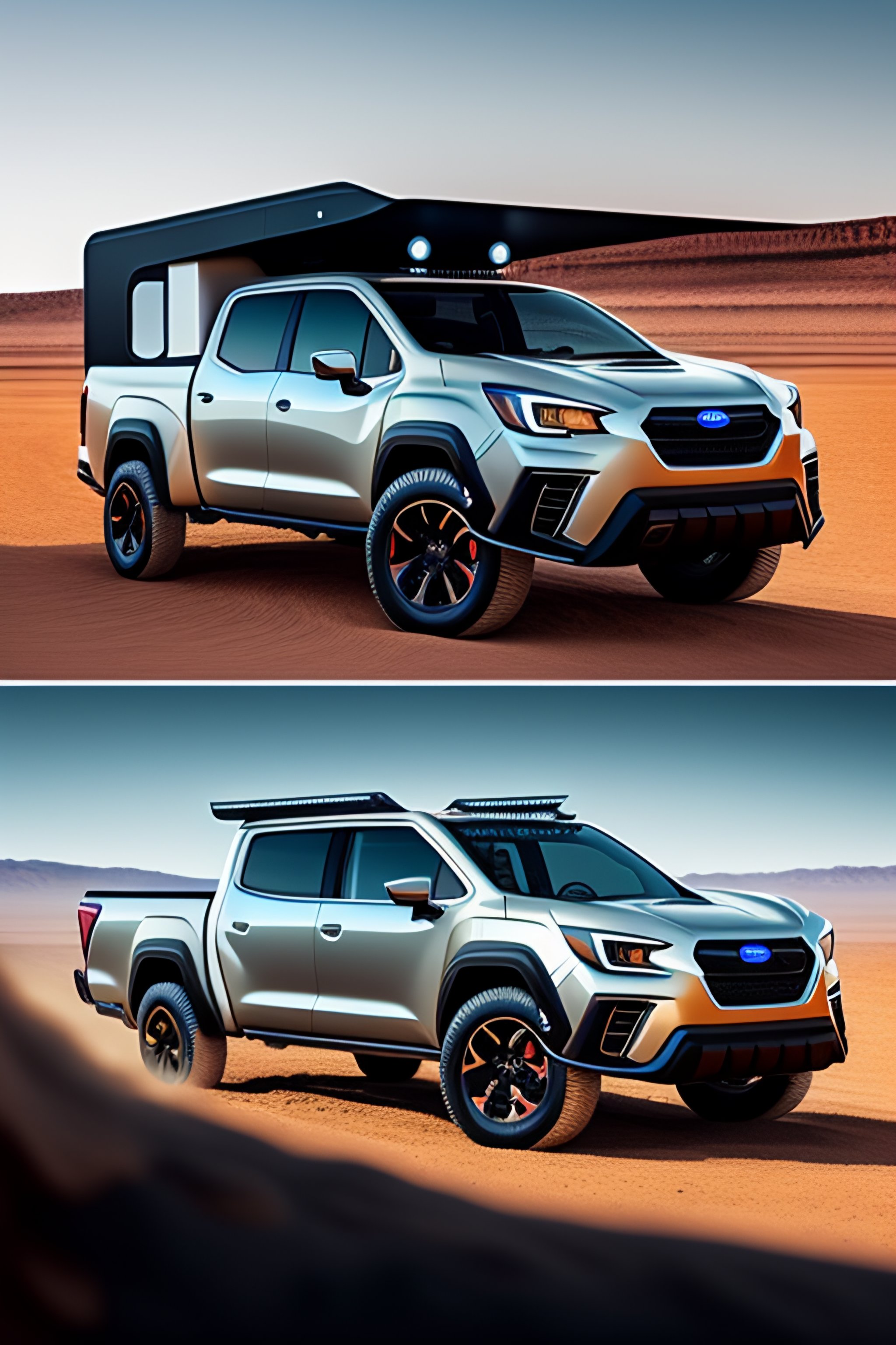 Lexica Realistic concept for new 2024 subaru truck