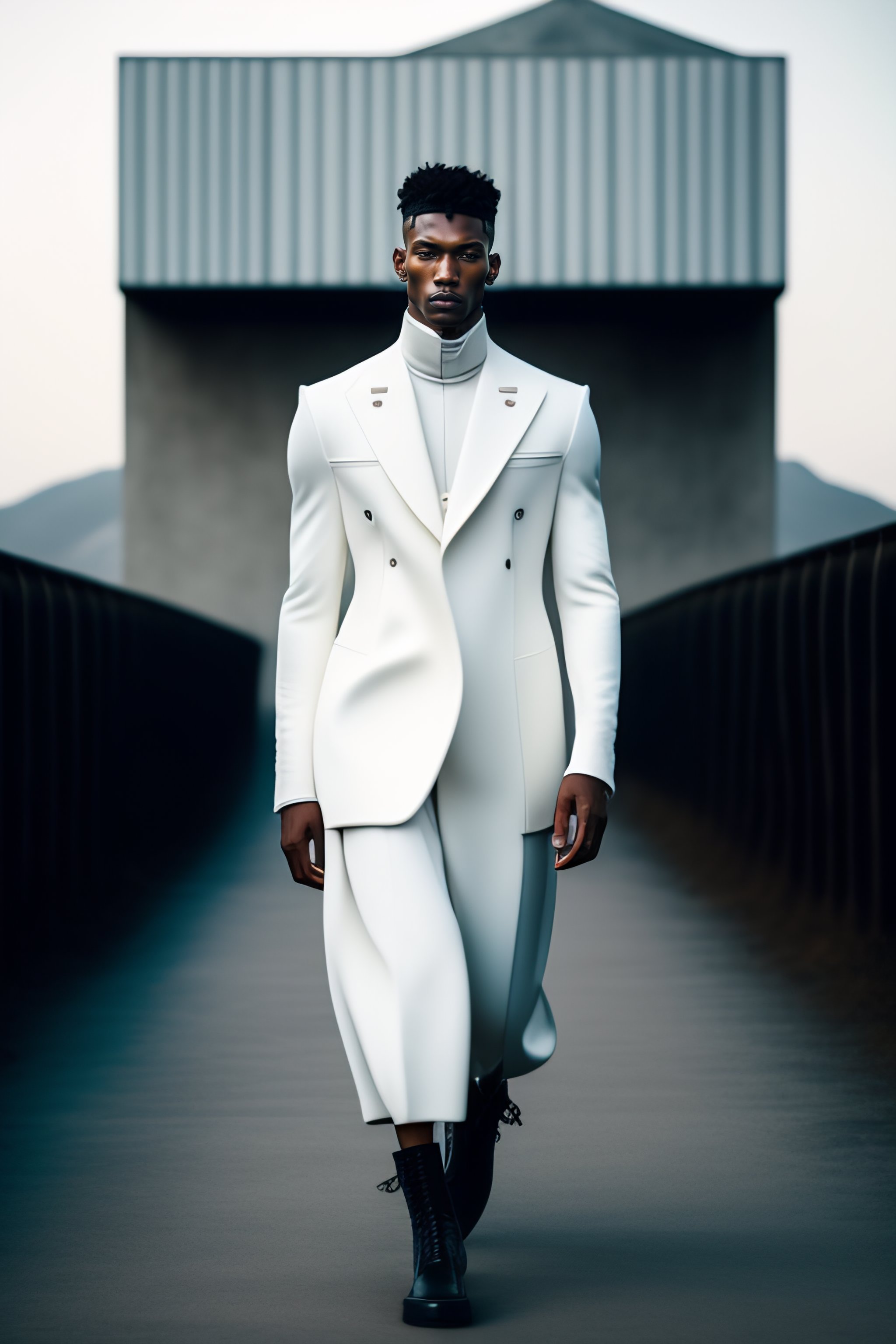 Lexica - Ultra hd! editorial, rick owens, man model, white and chrome ...