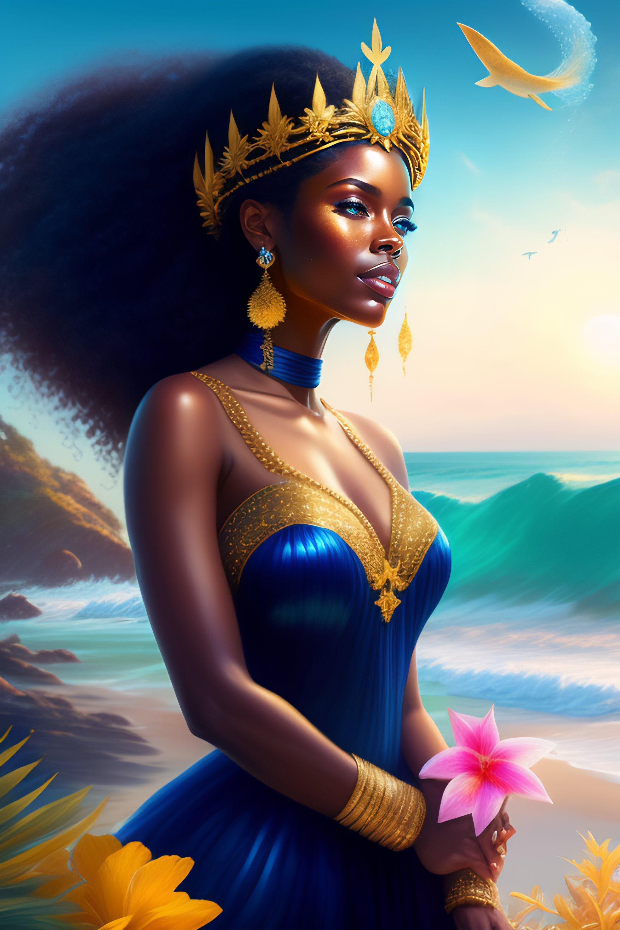 african princess art