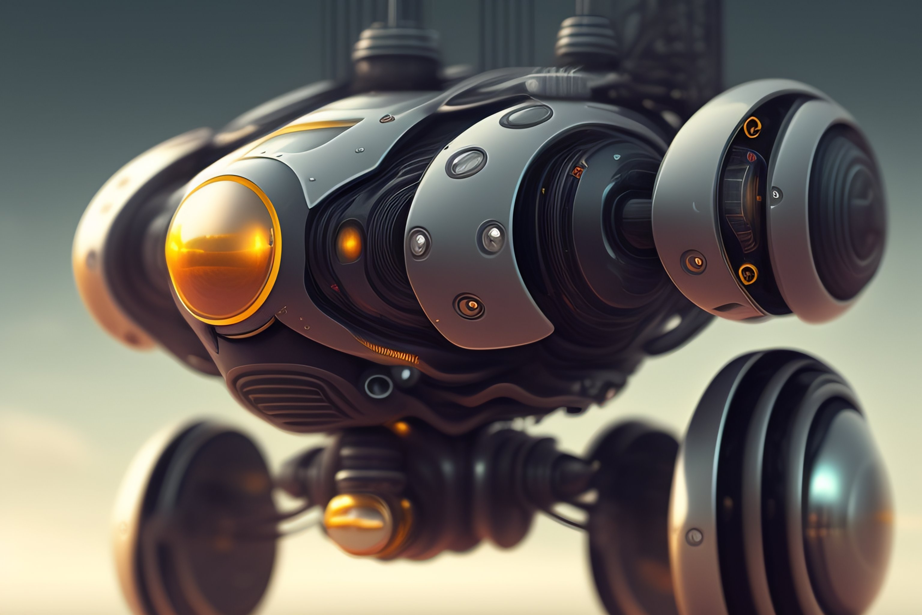 Lexica - Mechanical robot spider with robot girl upper half, concept ...