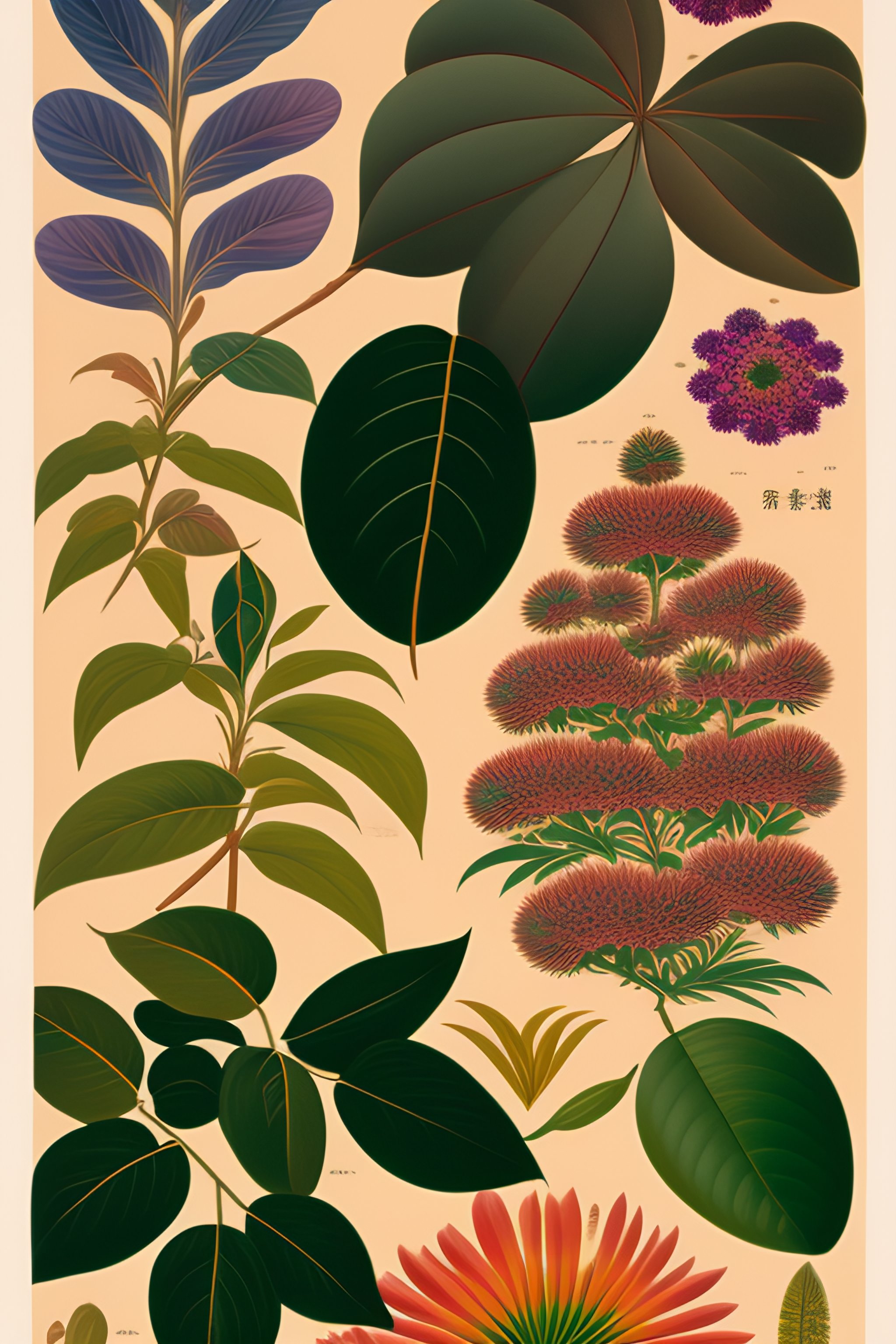 Lexica Magical and medicinal plants, used by native americans, mid