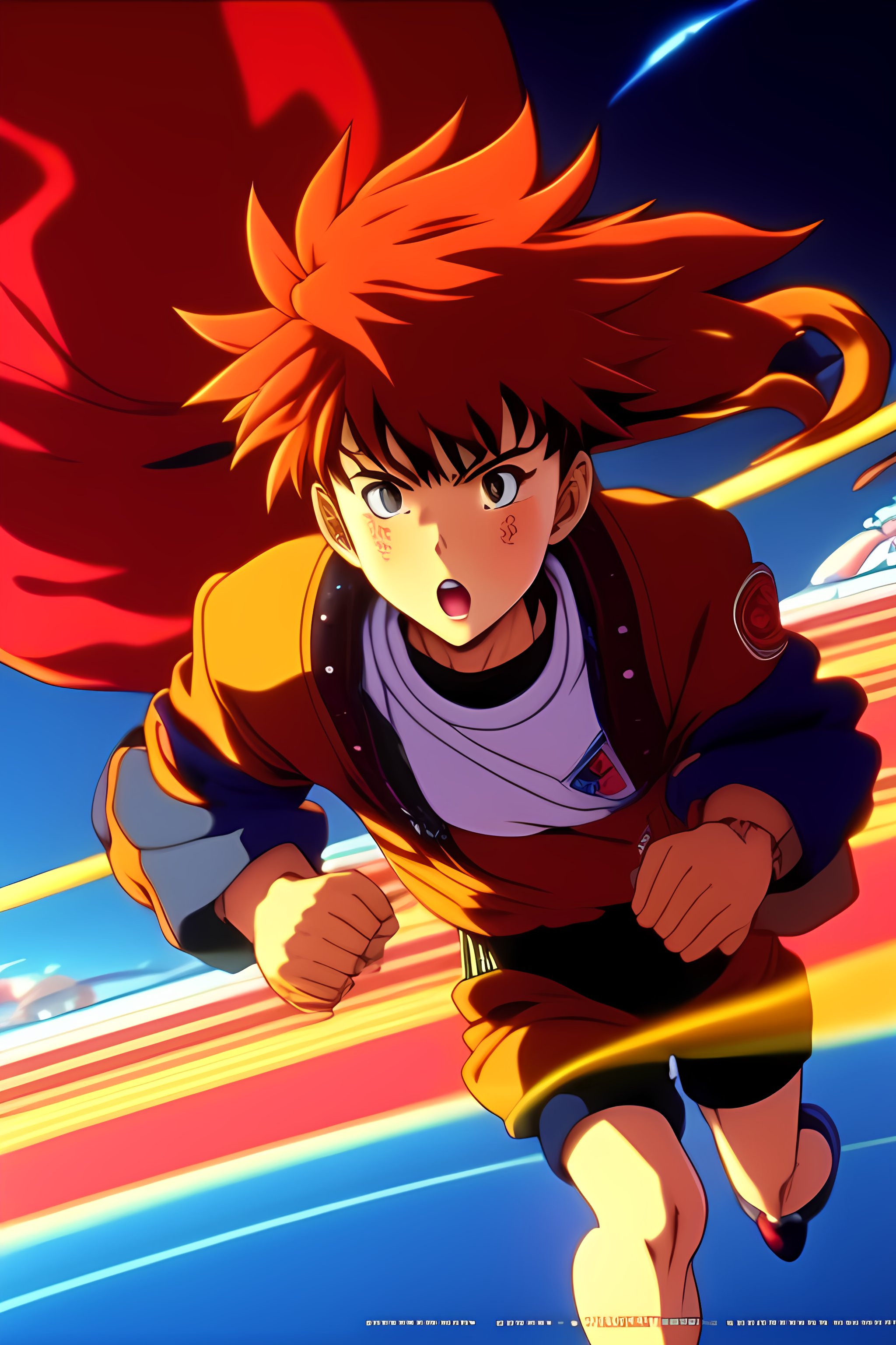 Lexica - Vintage anime screenshot from Akira, 90's anime aesthetic