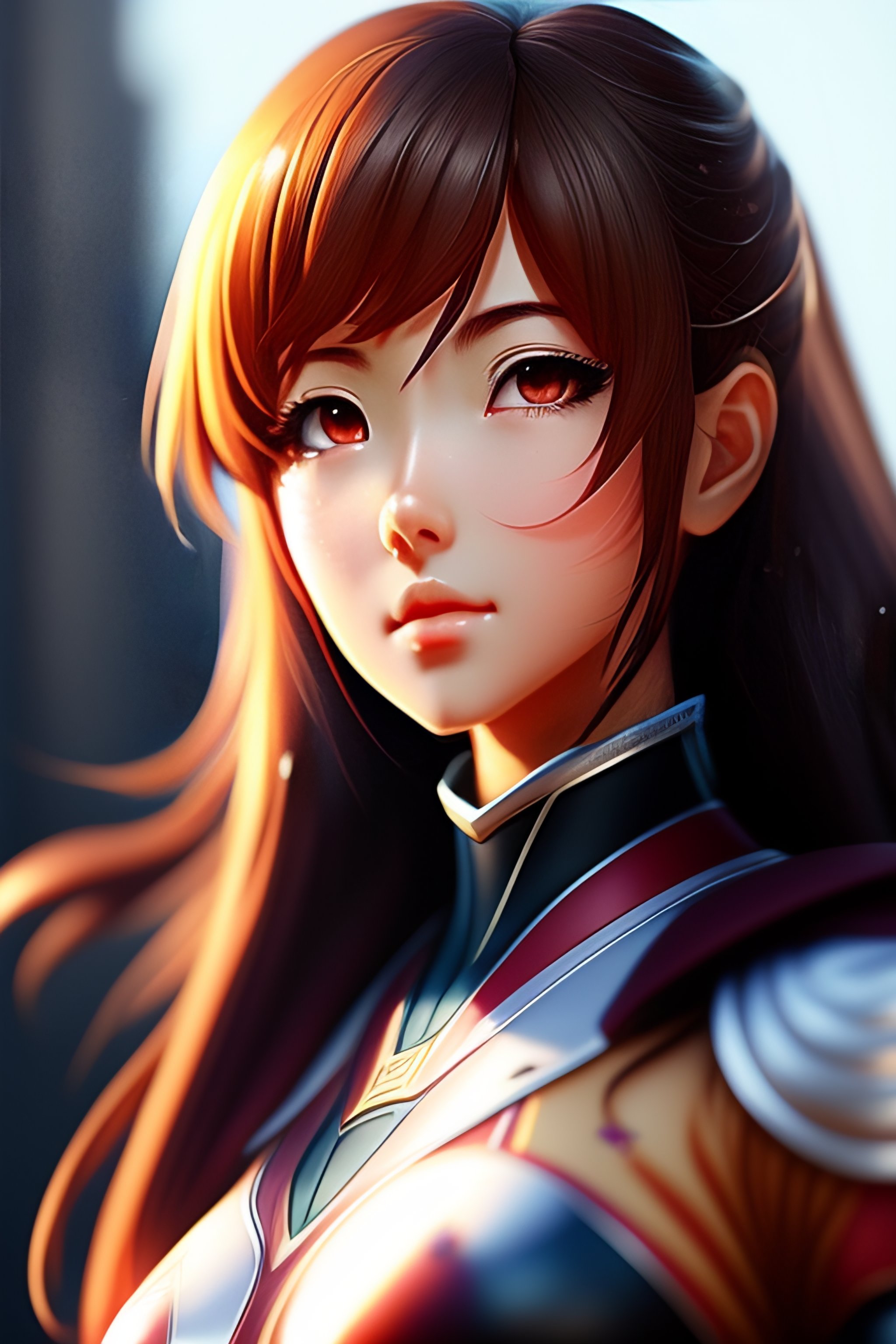 Lexica - Anime of a hero girl in the top, elegant, hyper realistic ...