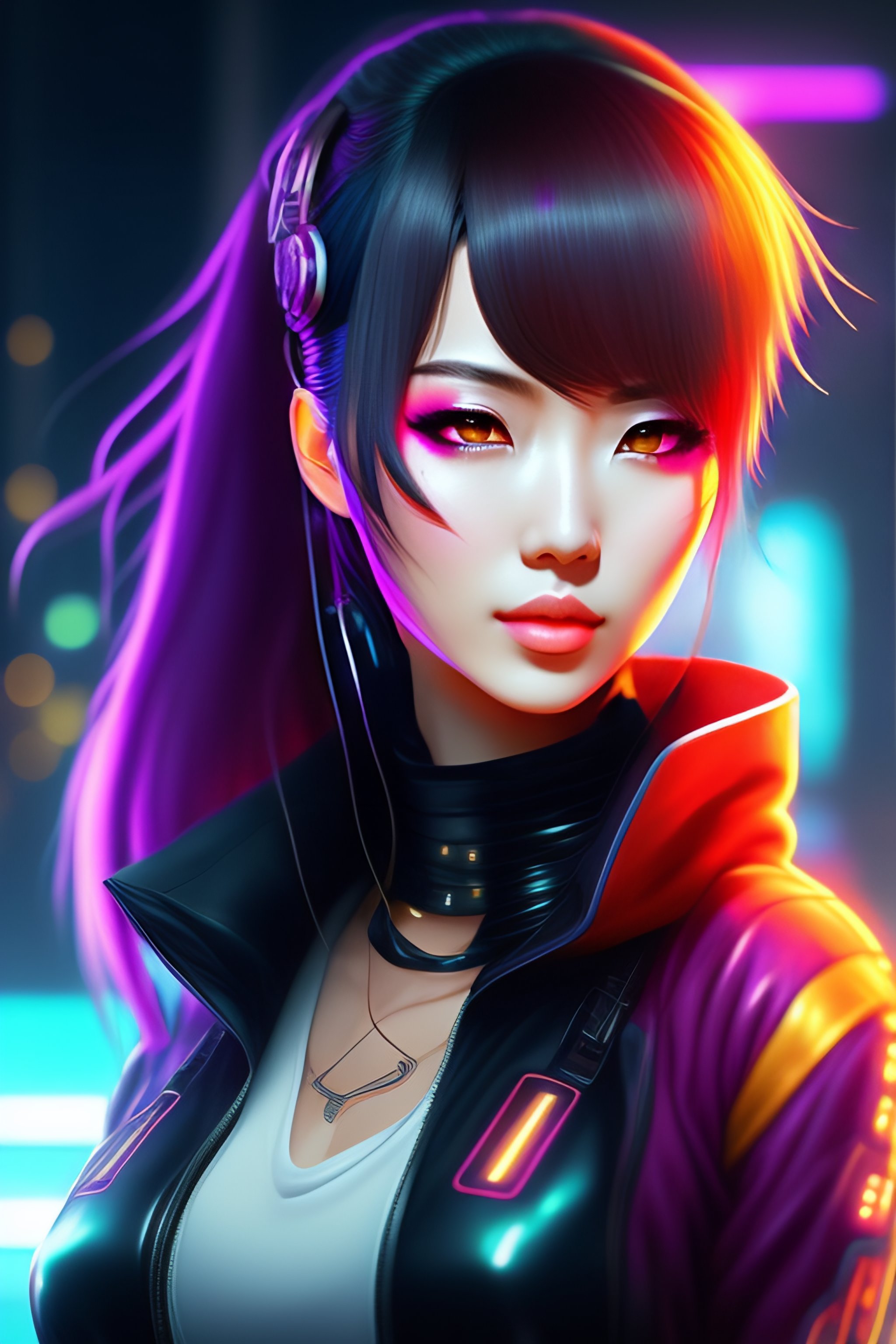 Lexica Cyberpunk Anime Girl 6726