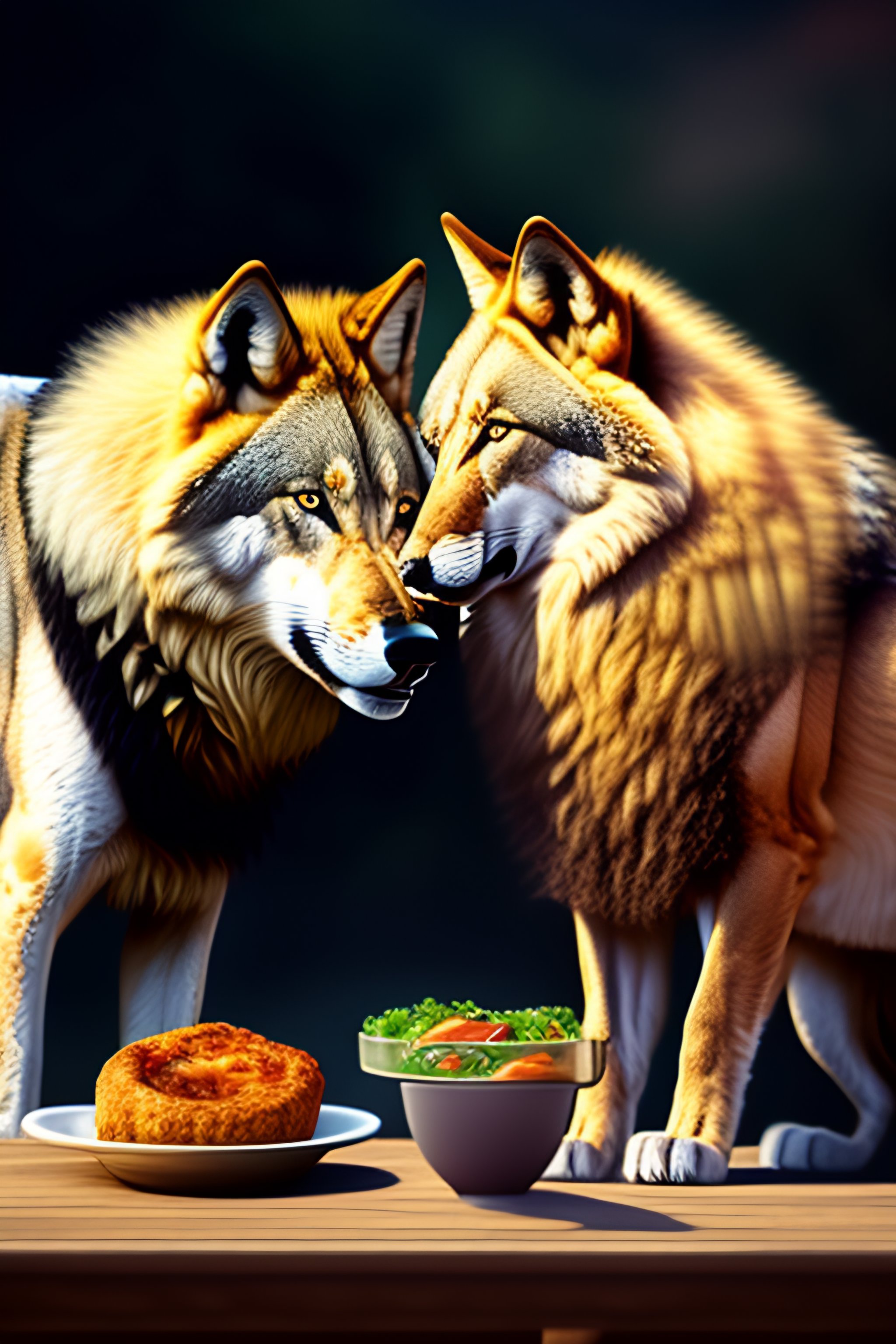 lexica-wolf-and-lion-having-dinner