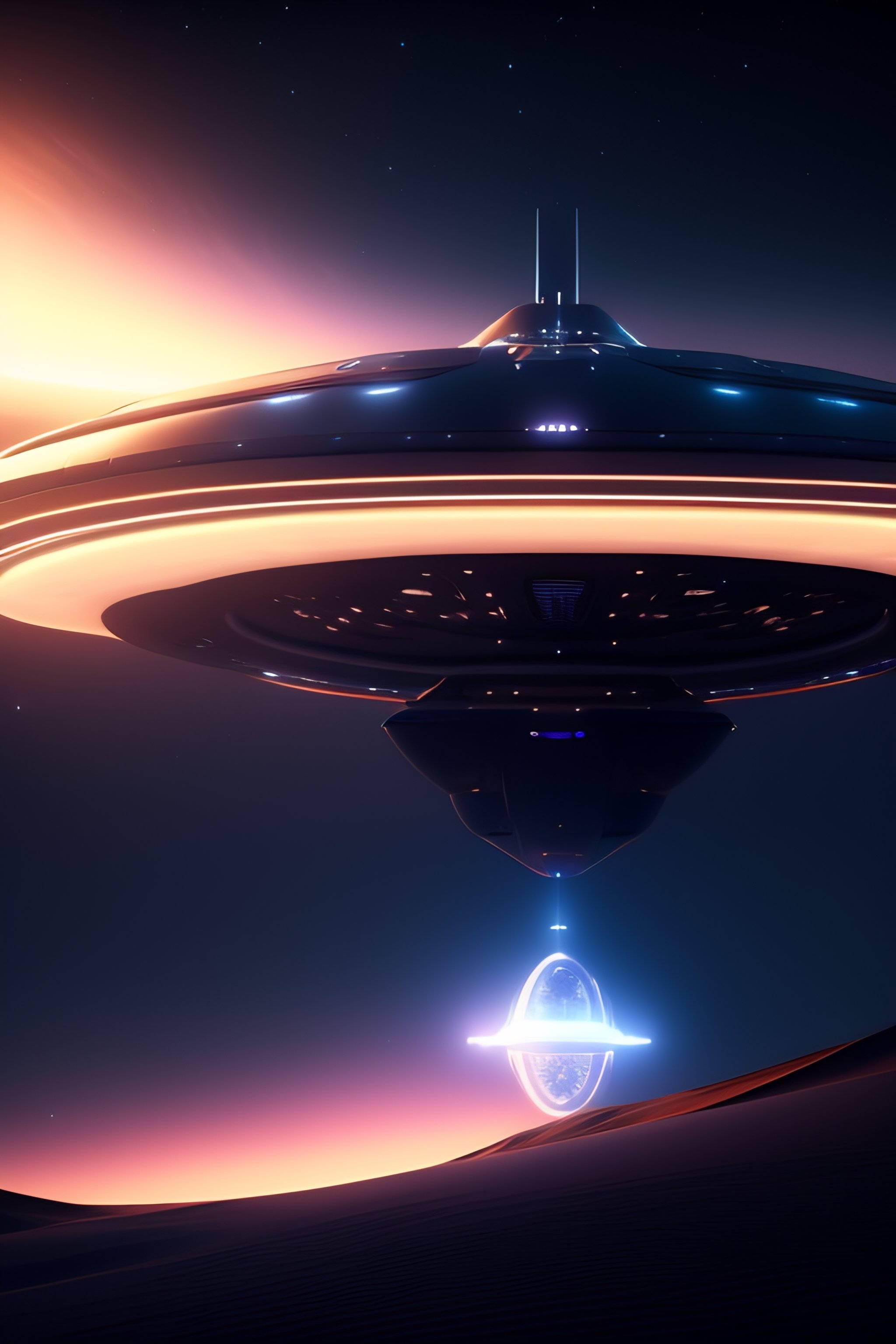 Lexica - StarX starship designed by mercedes, silver, flying, realistic ...