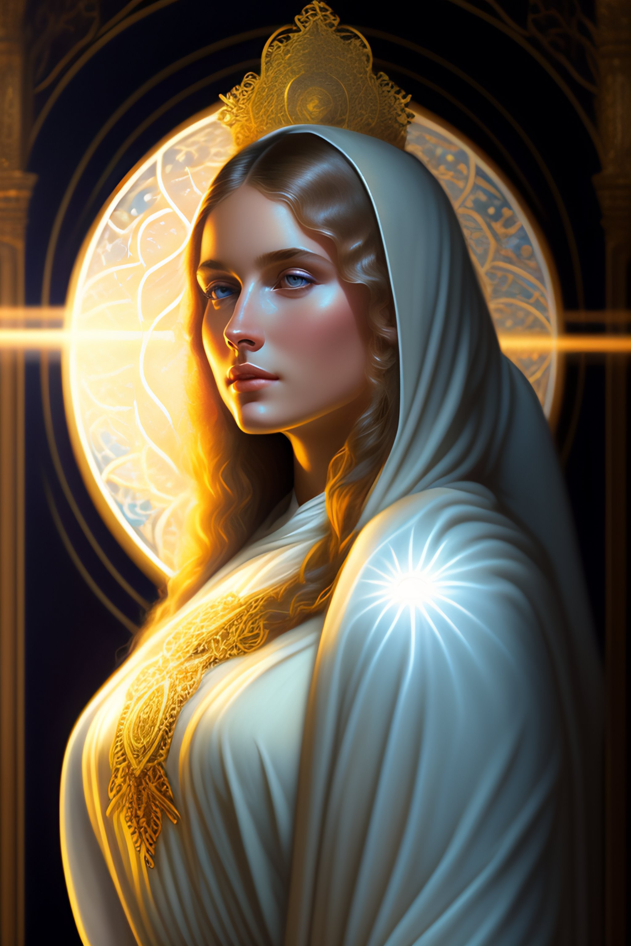 Lexica - Virgin mary of perpetual succor full body with beautiful lace ...