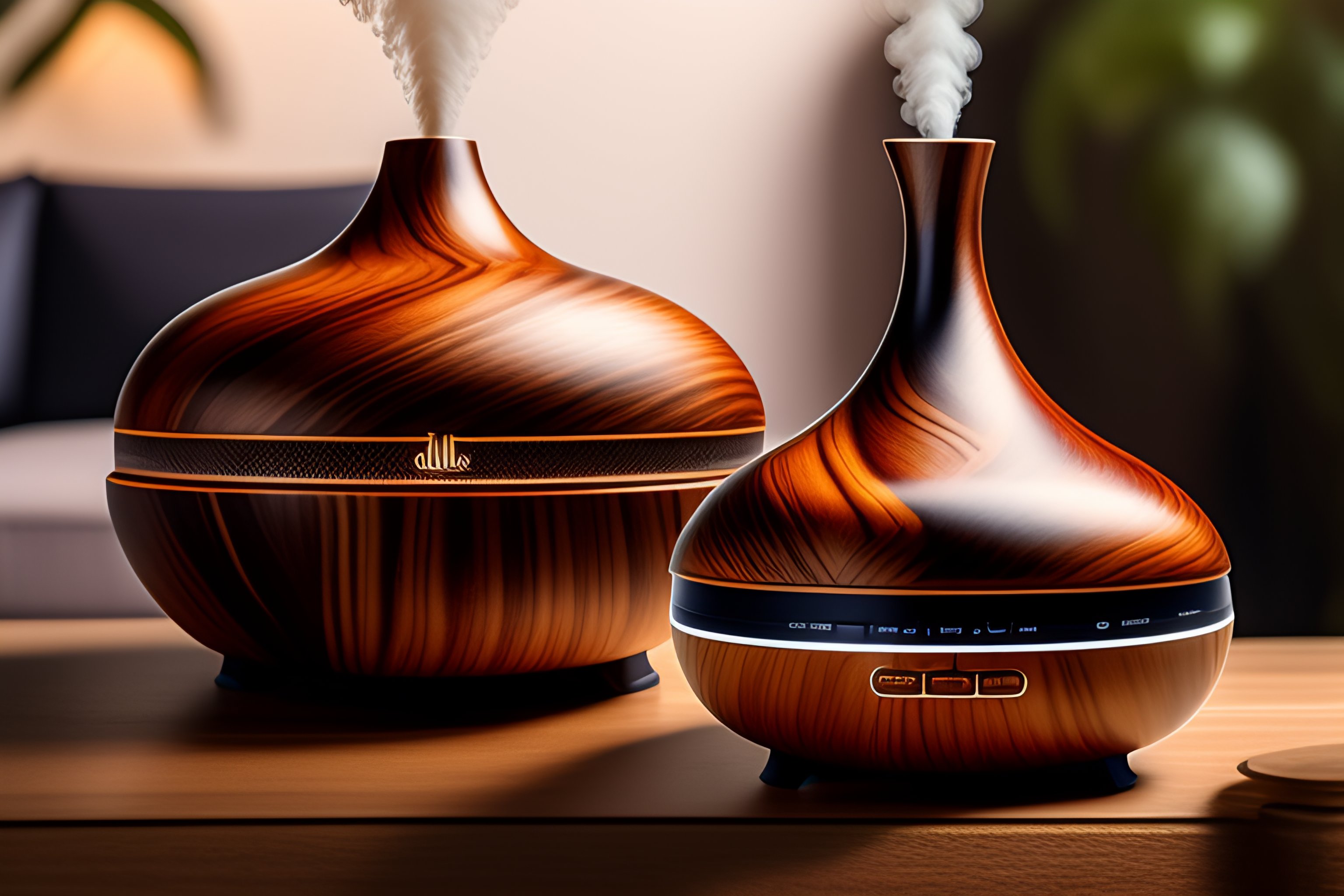 Lexica - Professional product photo of Essential oil diffuser in wood ...