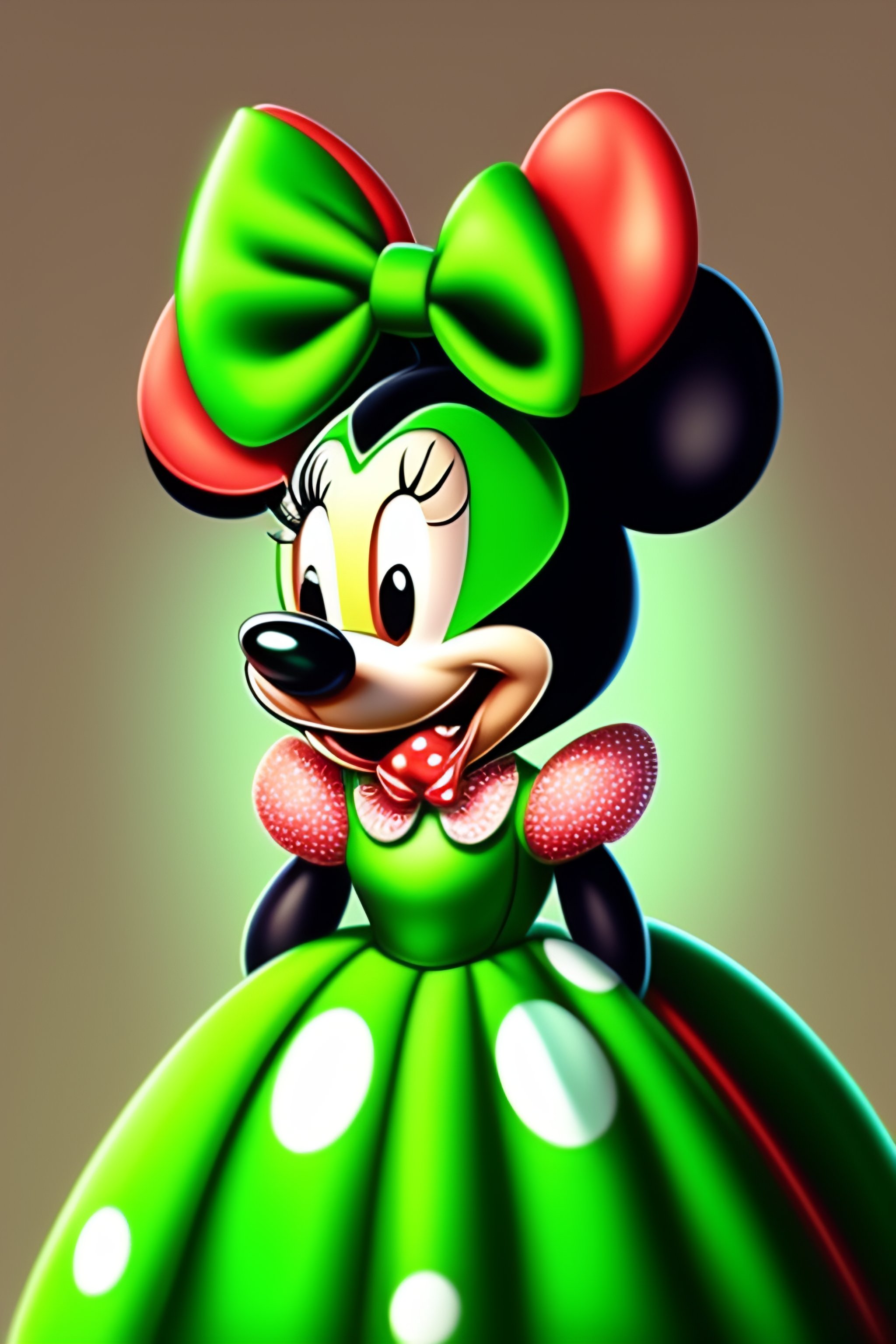 Minnie mouse 2025 green dress