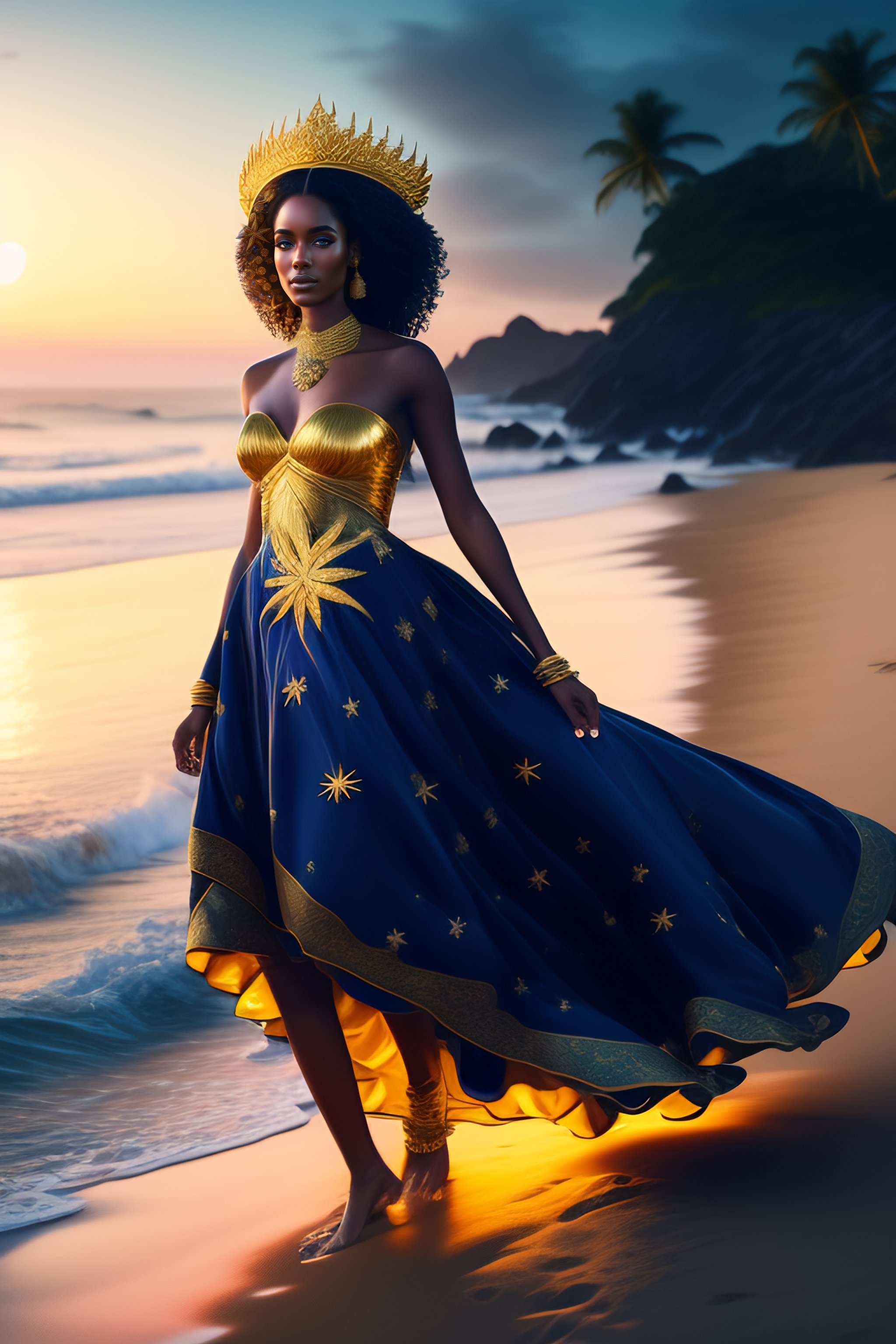 navy dress with gold jewelry Rose Gold Floral Sequin Column Gown – Monique Lhuillier main image 1