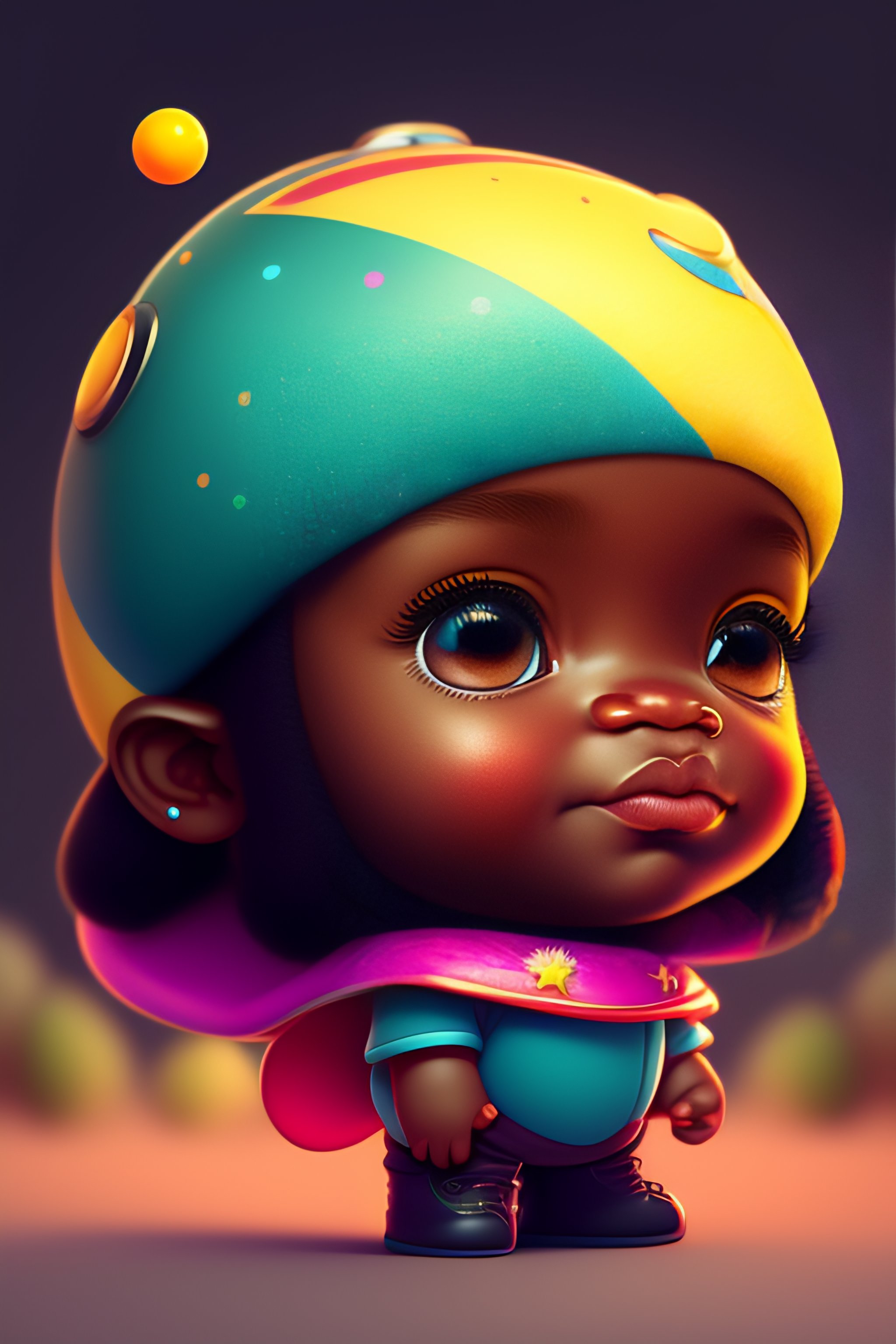 Lexica - Cute and adorable cartoon Burna Boy baby, fantasy, dreamlike ...