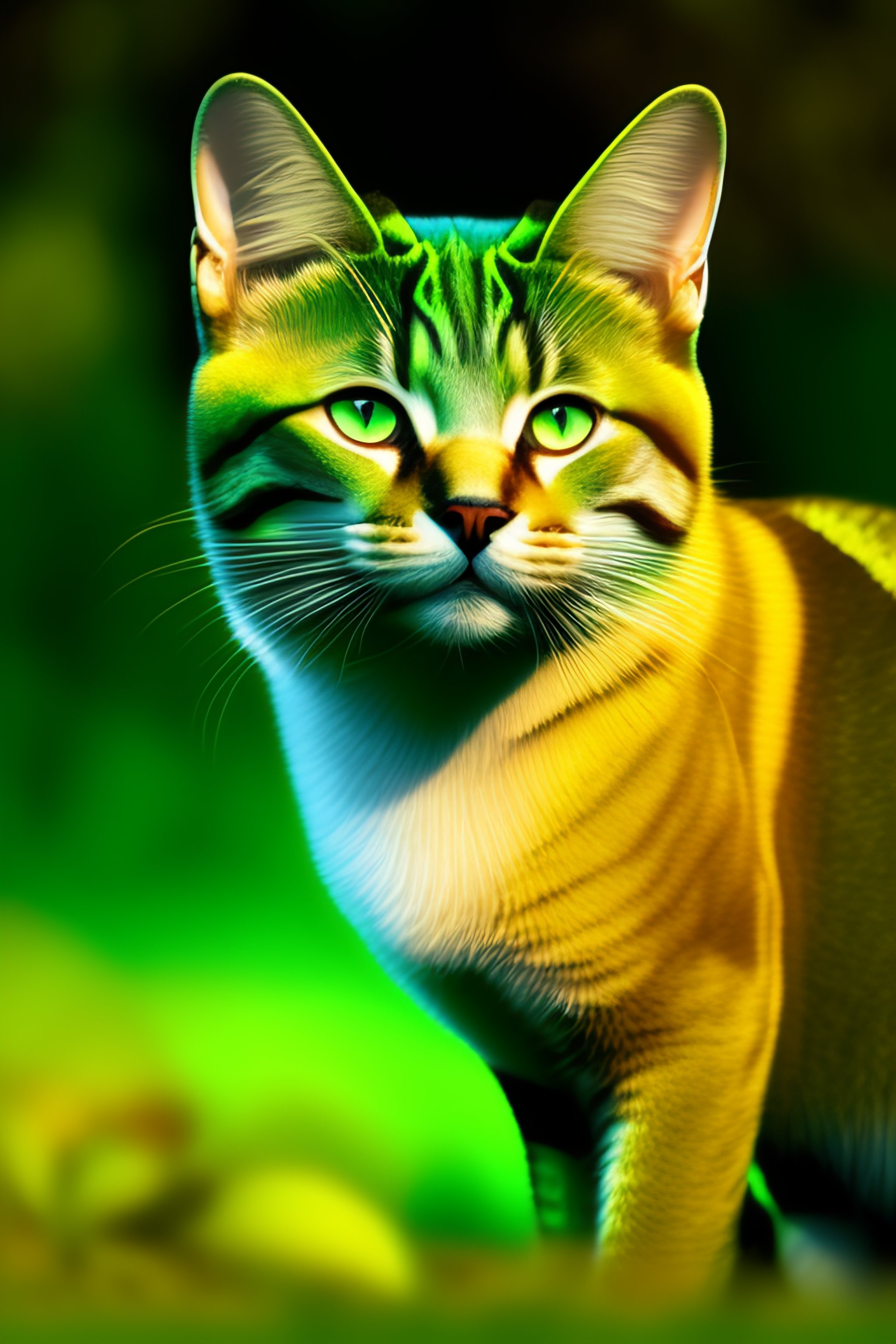 Lexica - Green cat
