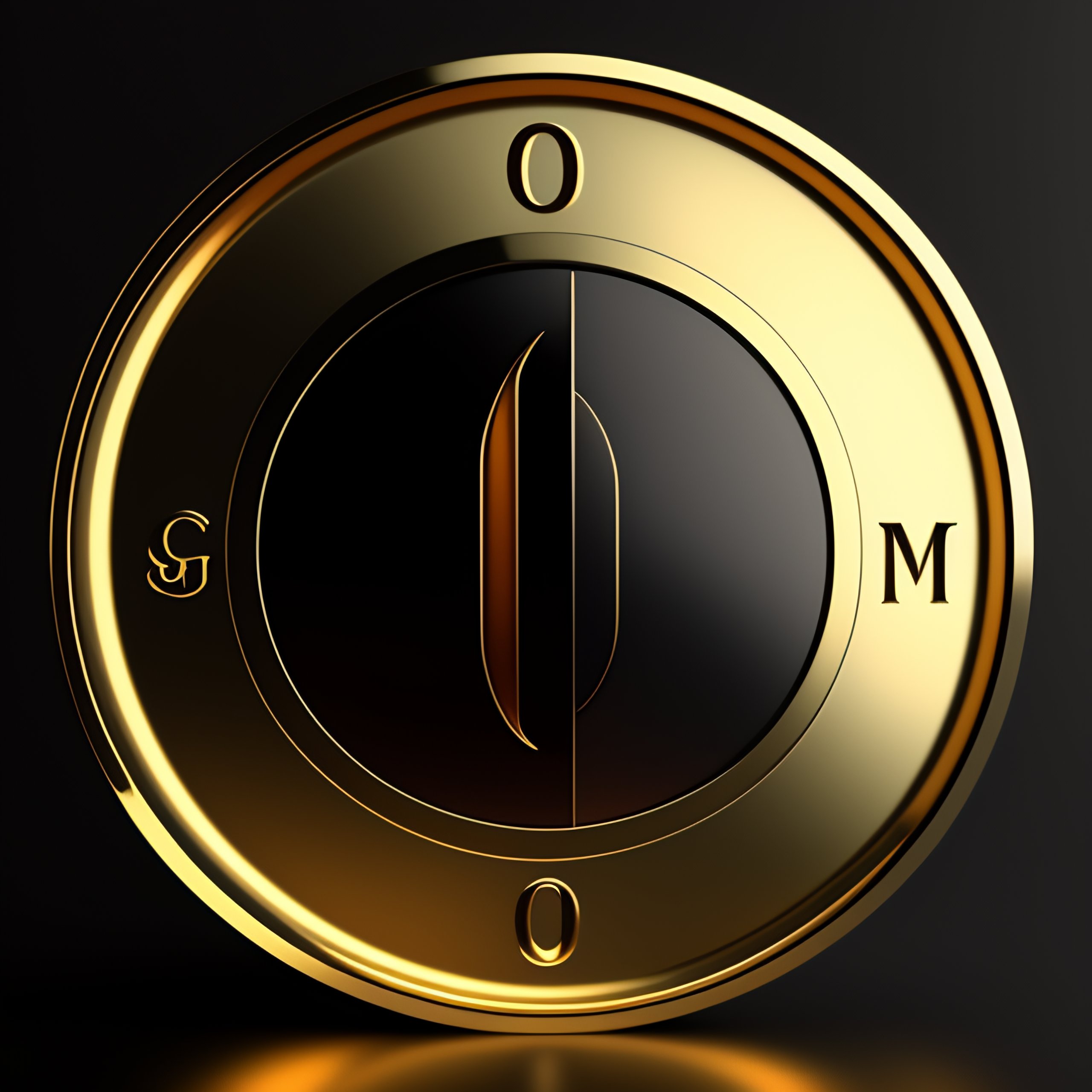 Lexica - Cryptocurrency, round logo, matrix, math, capital letter M ...