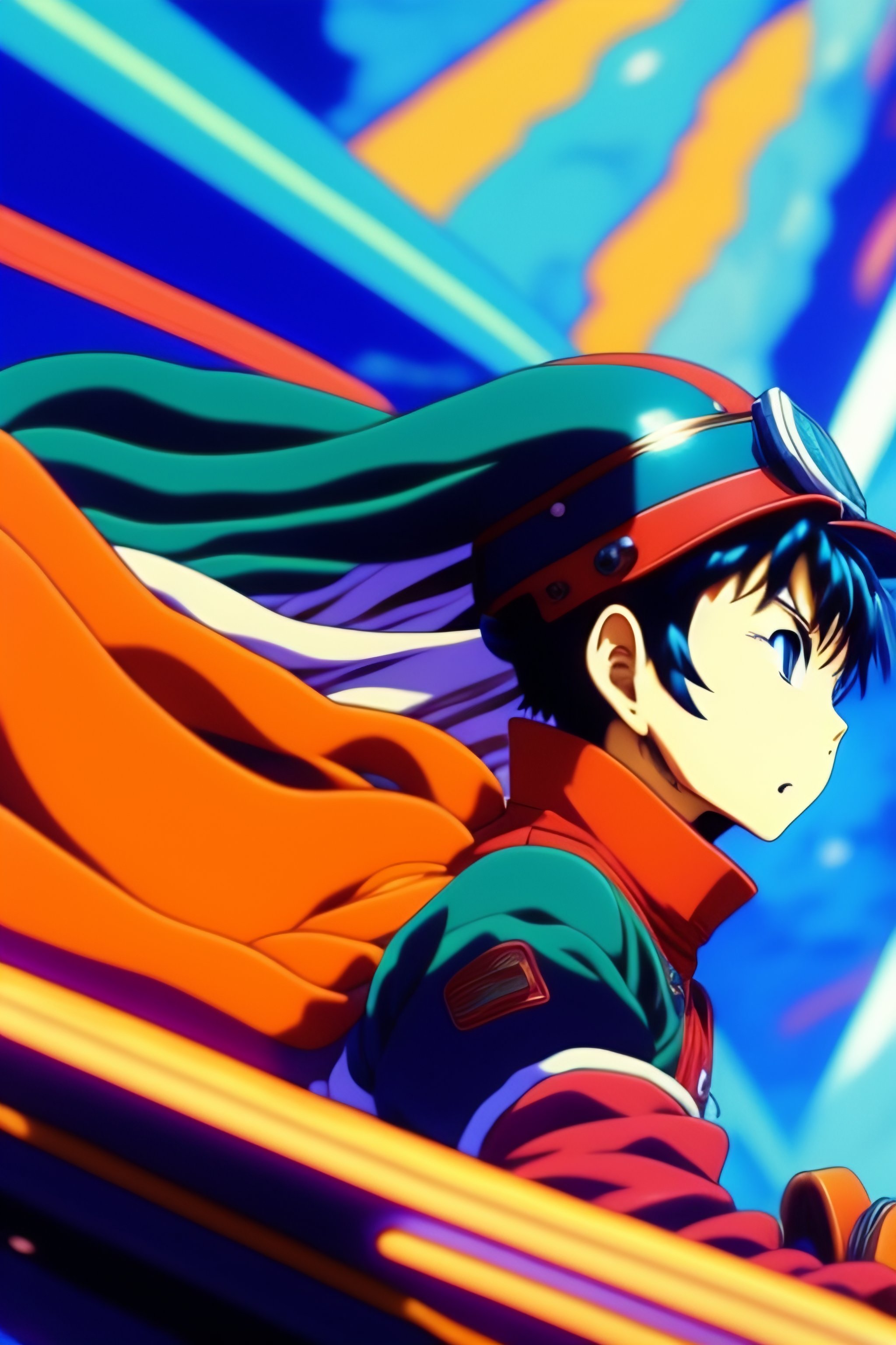 Lexica - Vintage anime screenshot from akira, 90’s anime aesthetic. a ...