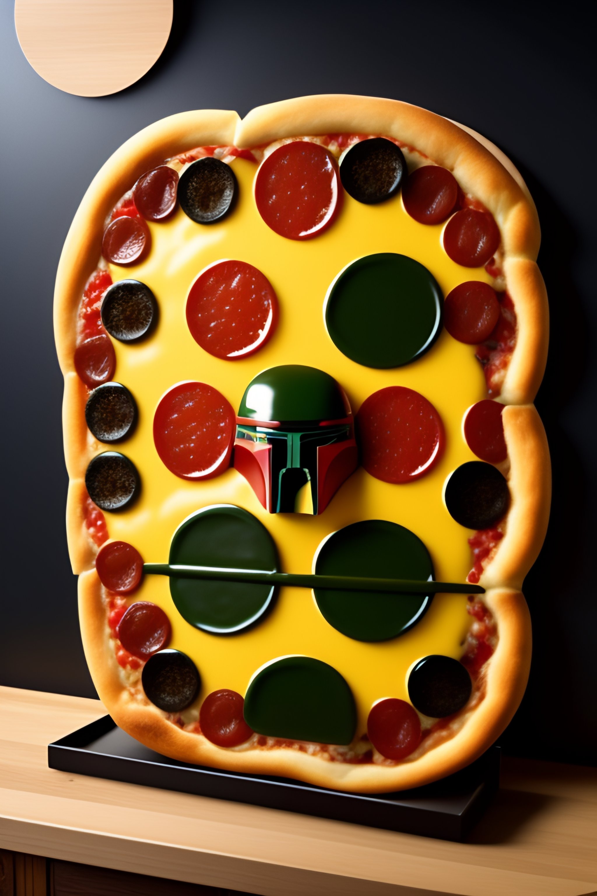 Lexica - Boba Fett feet pizza