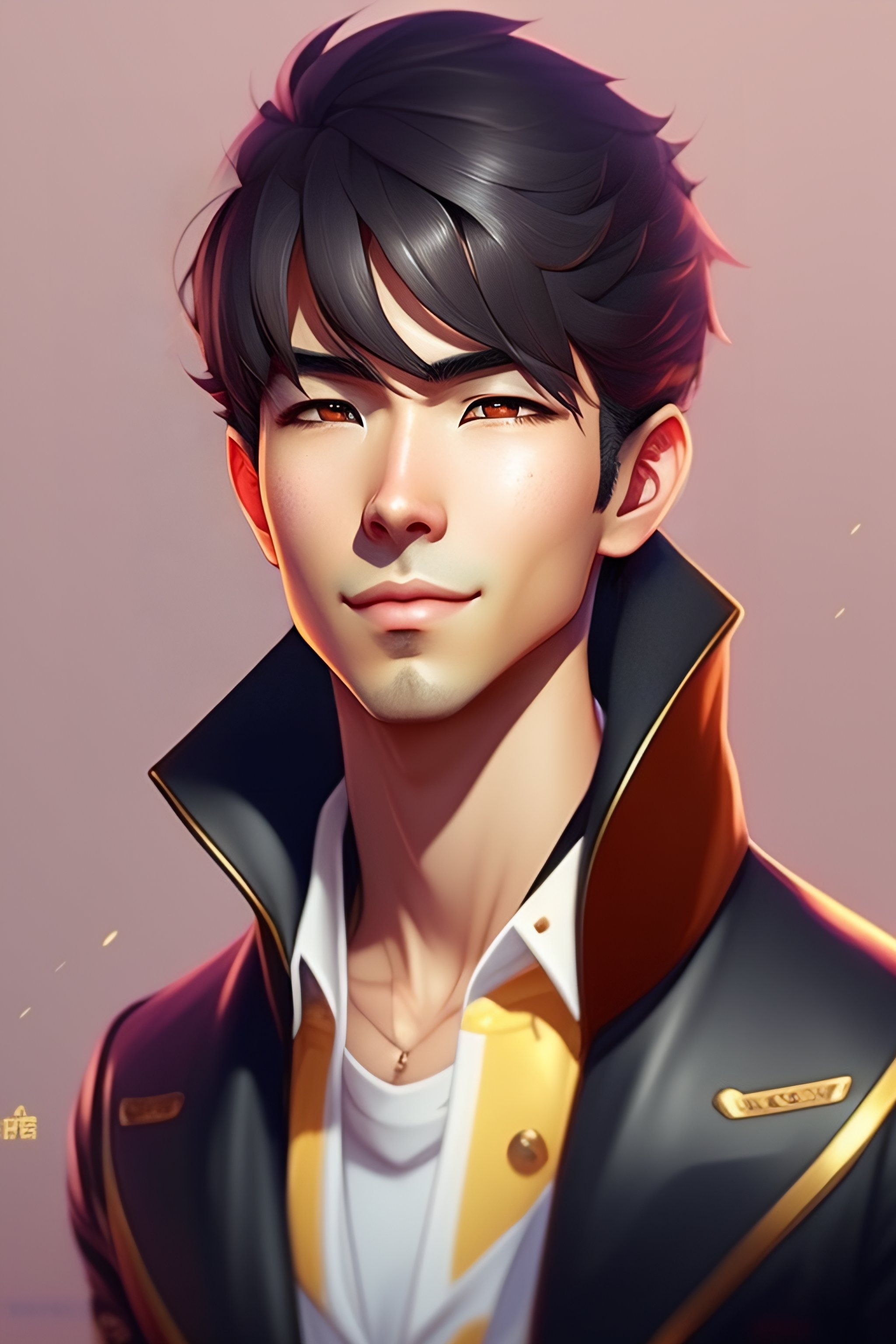 Lexica - Character concept art of Henry Winkler as an anime boy | cute -  fine face, pretty face, realistic shaded perfect face, fine details by  stanl...