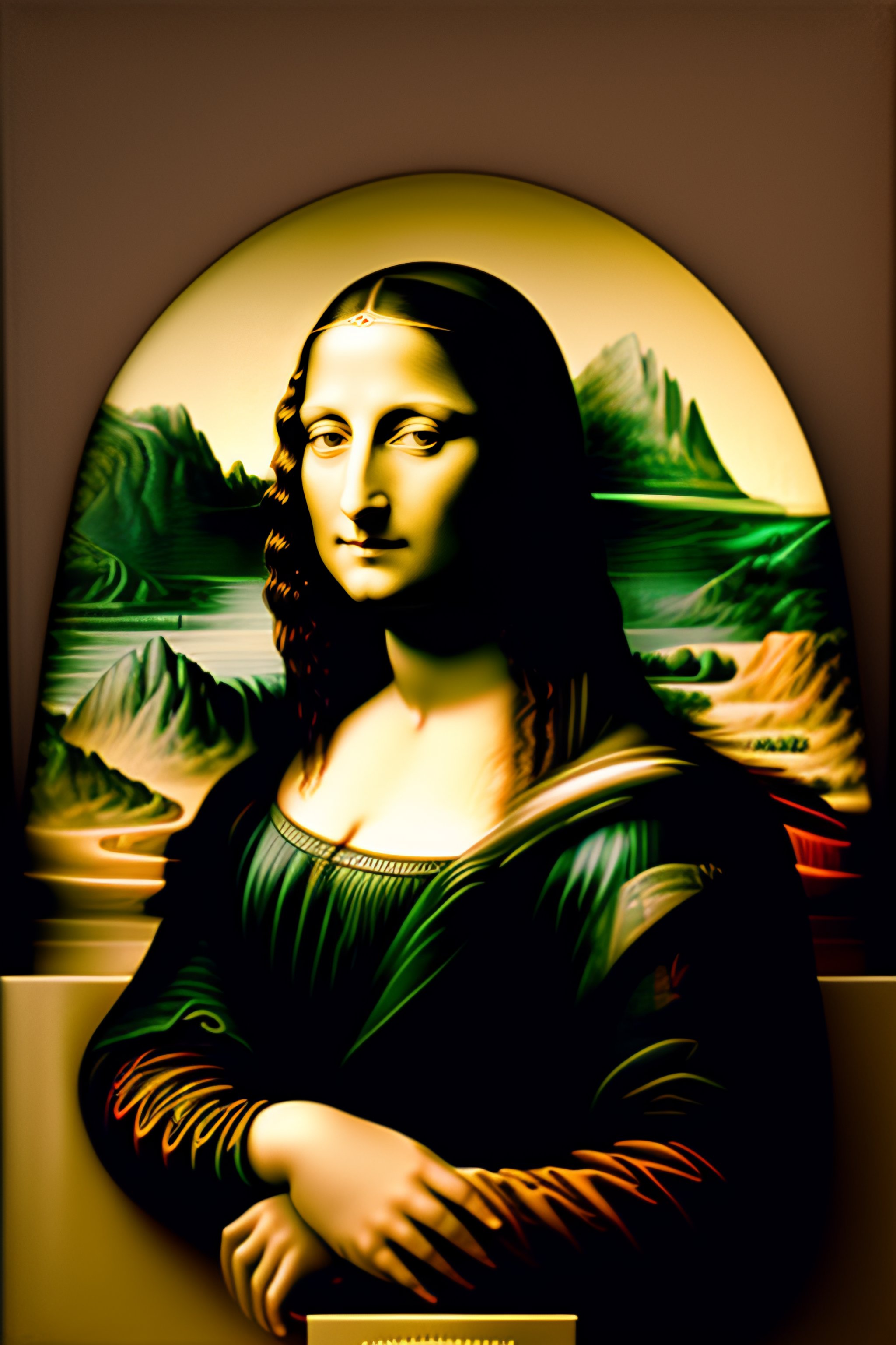 Lexica - Mona lisa, donal trump