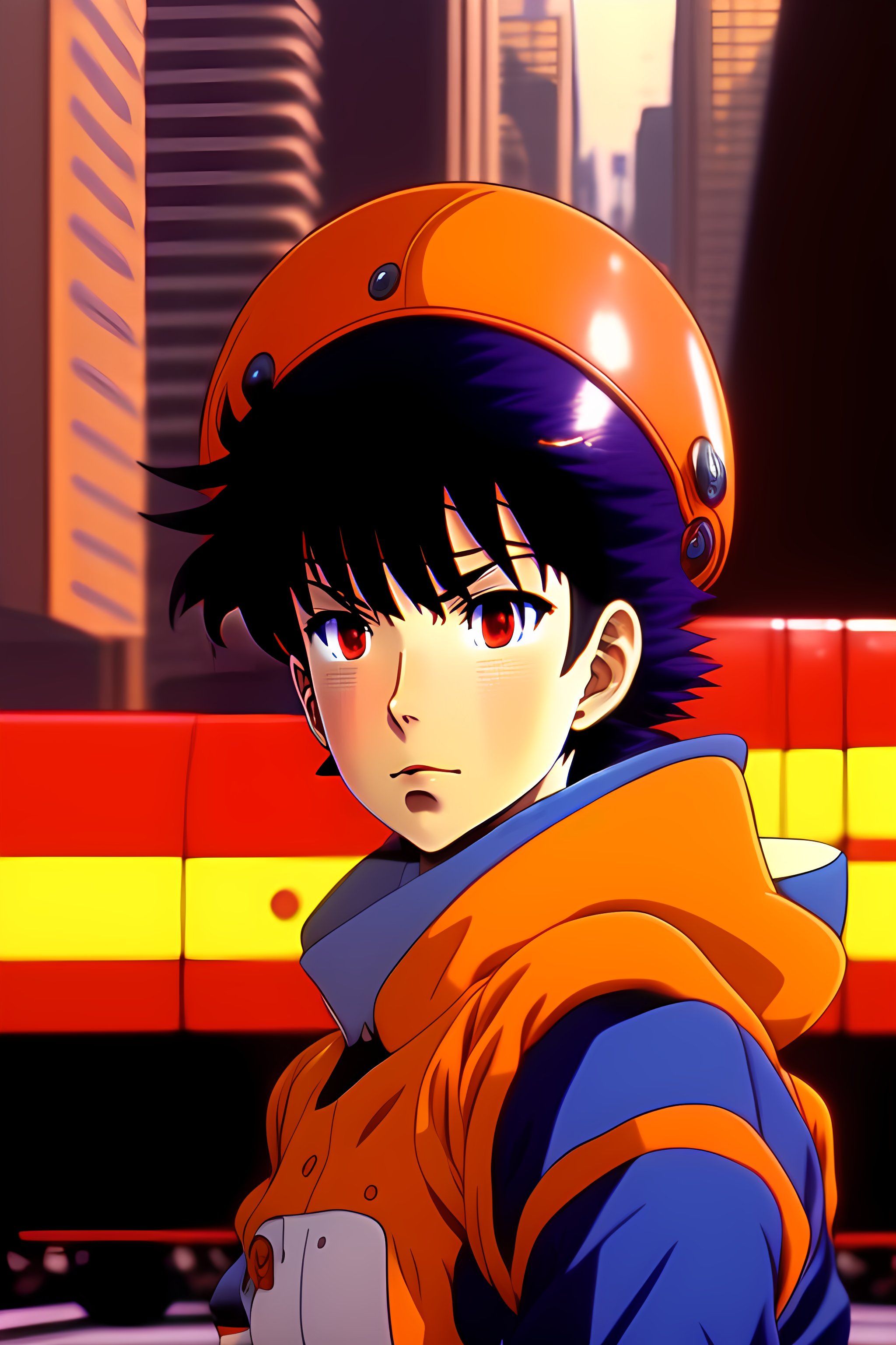 Lexica - Vintage anime screenshot from Akira, 90’s anime aesthetic. A ...