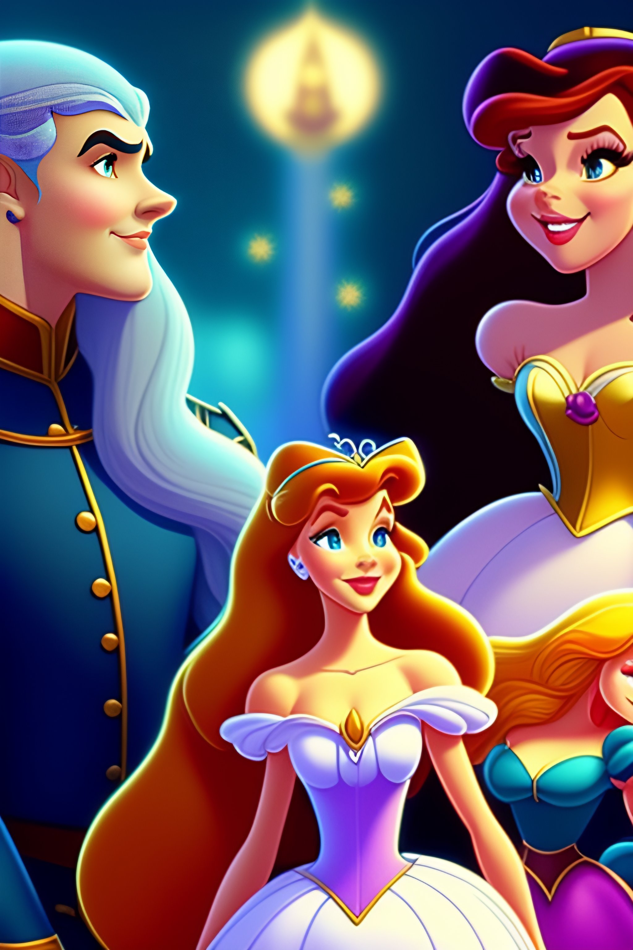 Affiche d'Art des Princesses Disney
