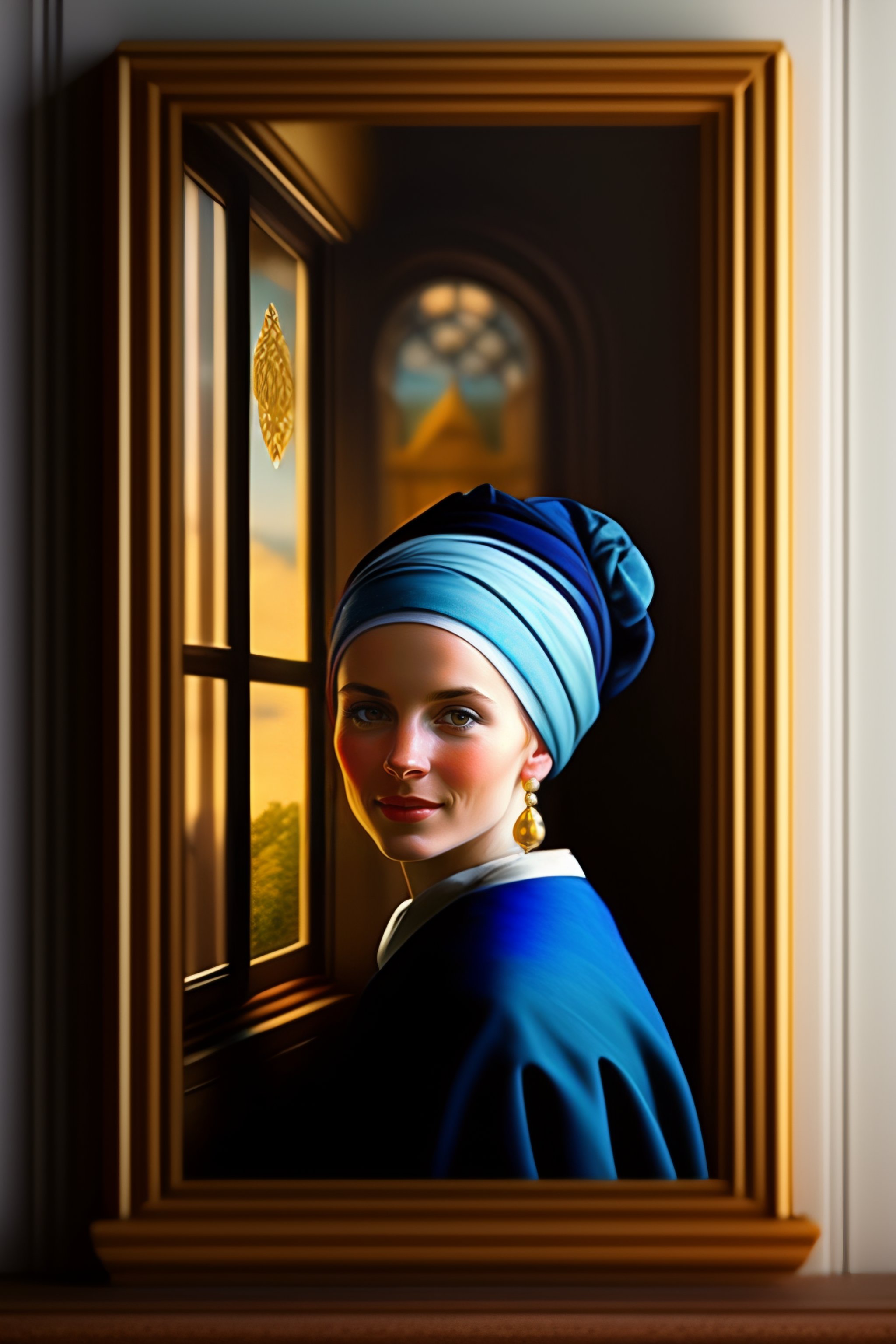 Rembrandt girl with deals a pearl earring