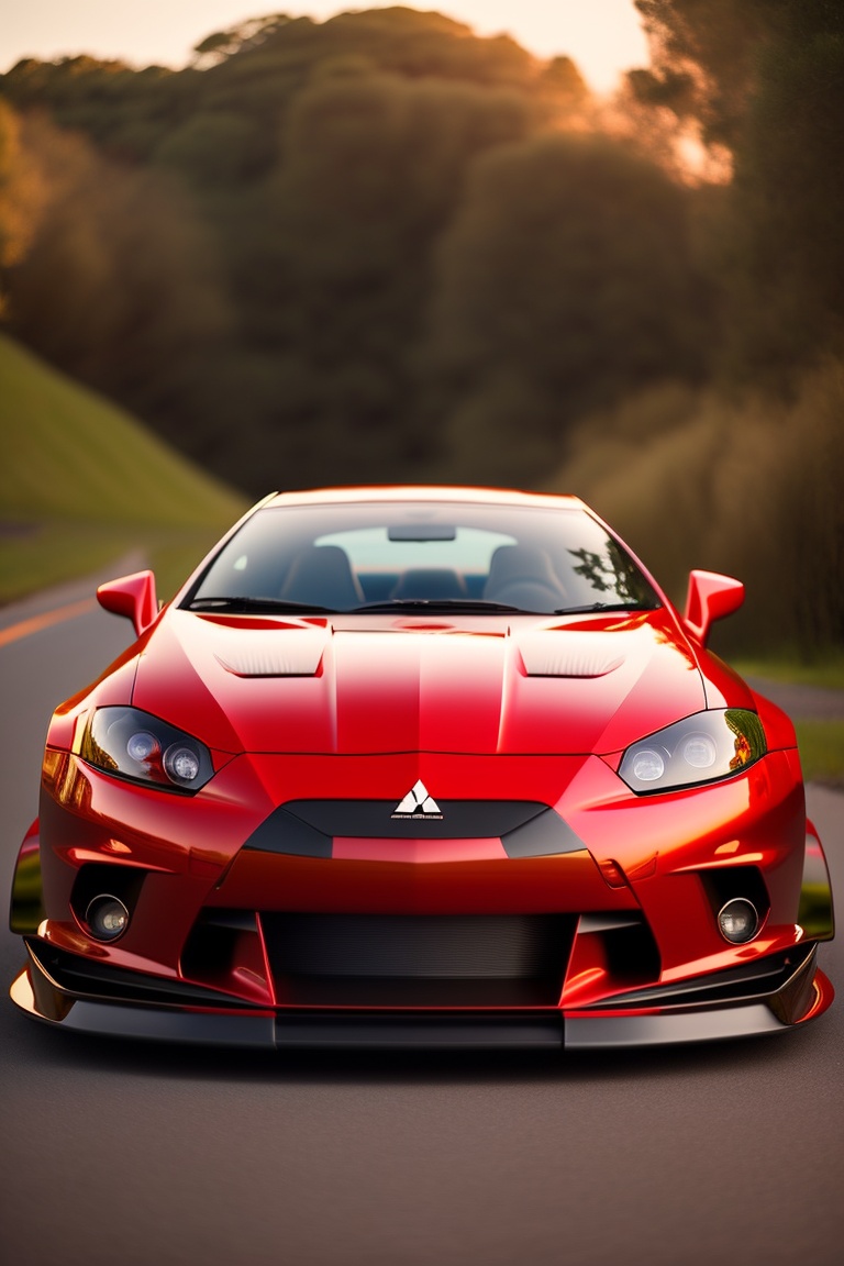 Lexica - Red mitsubishi eclipse 1999, Rays Volk Racing te37v 18