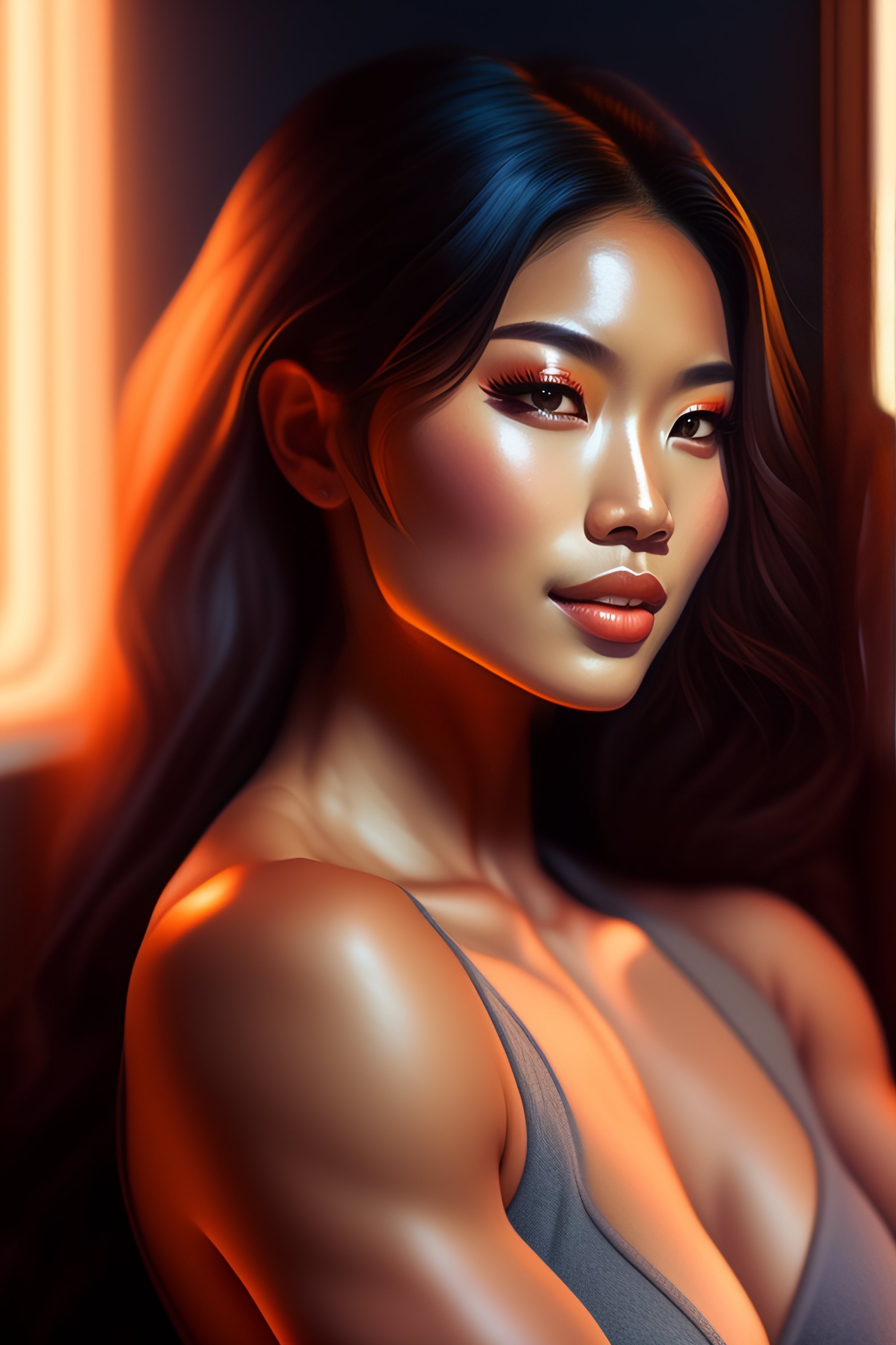 Stunning Artwork Of Fitness Influencer Tabi Lift - 6djk6fc