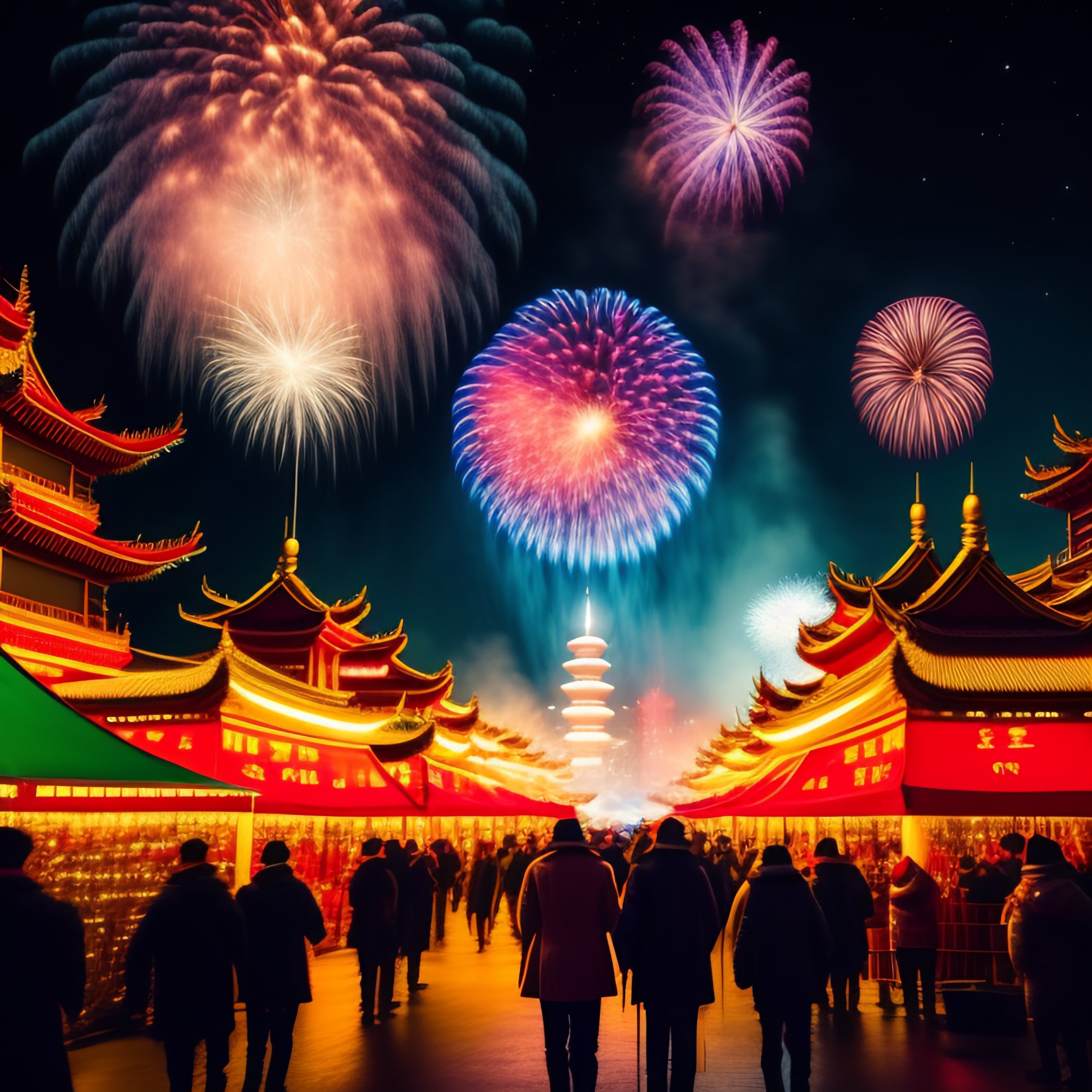 chinese new year fireworks tradition