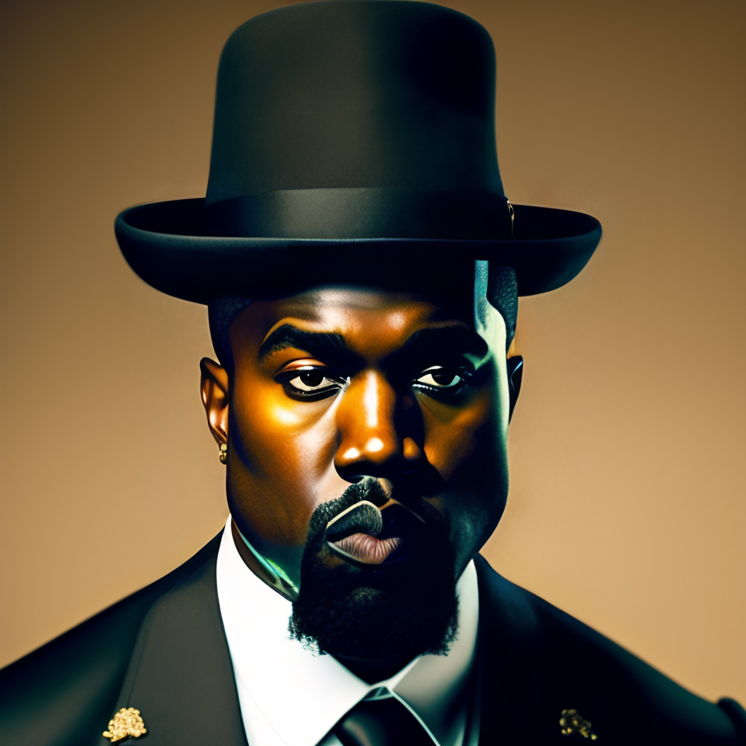Lexica - Kanye west as orthodox jewish rabbi