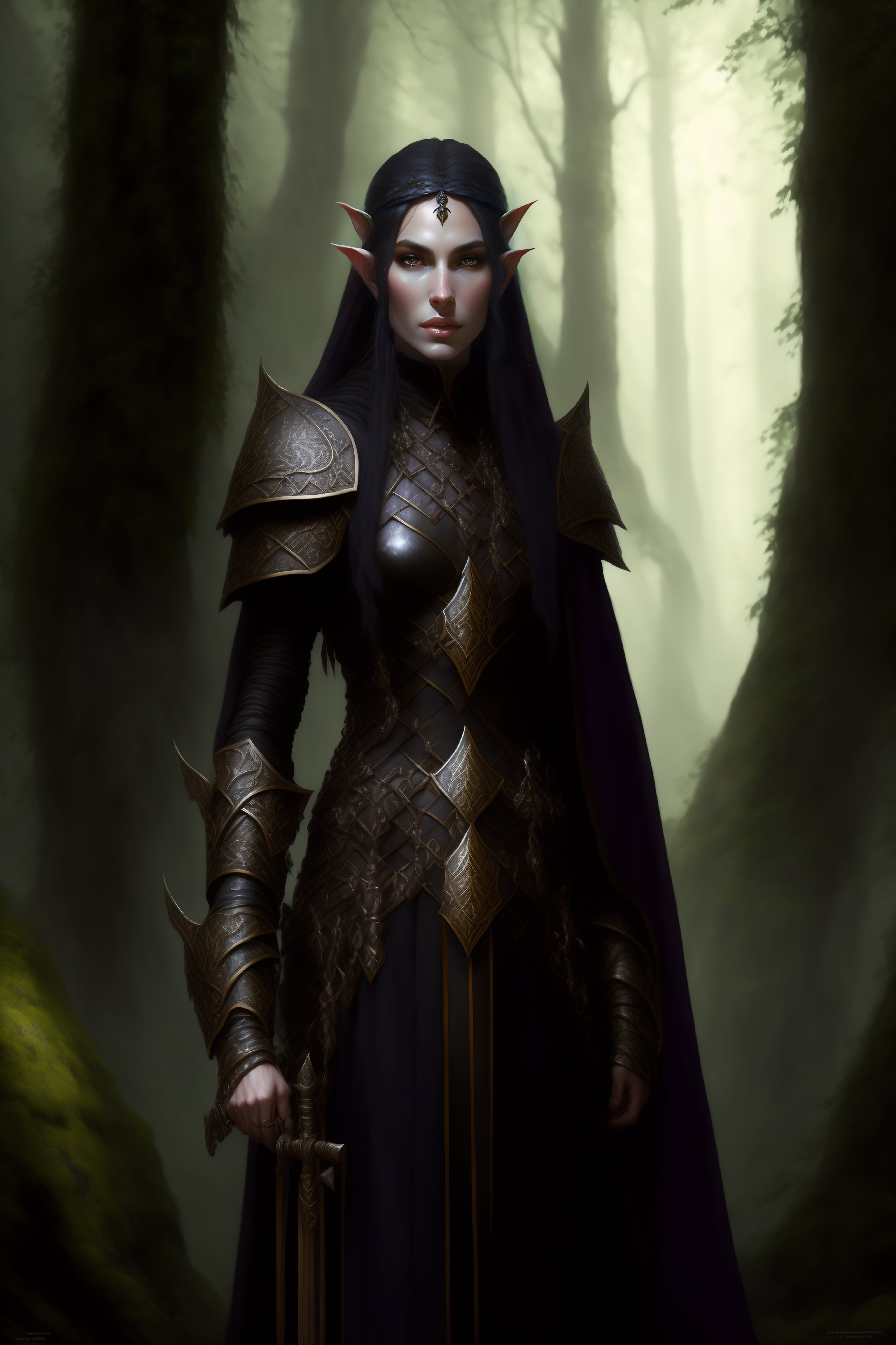 Lexica - Dungeons and dragons forest elf character, tomb cleric, full ...