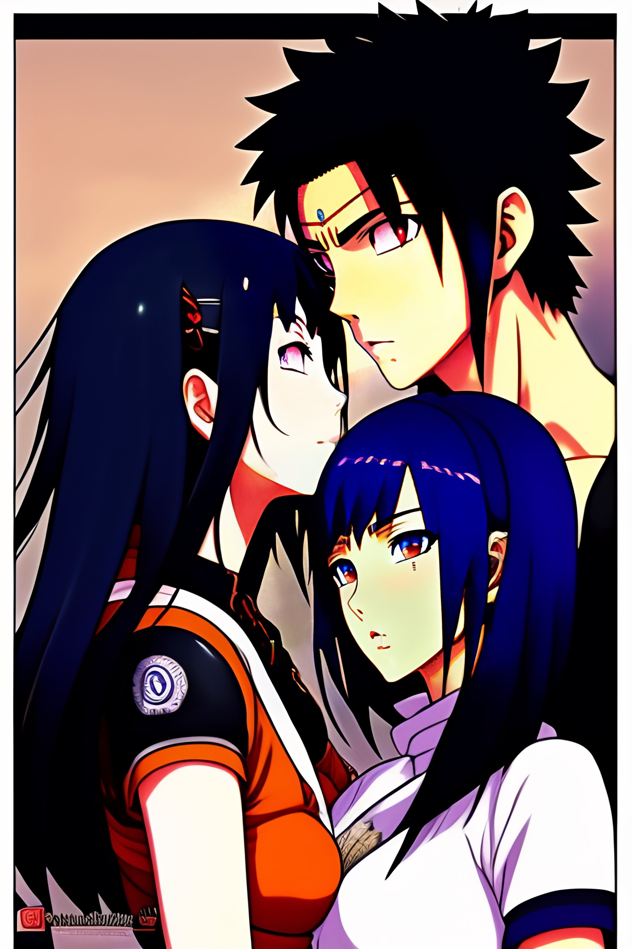 naruto and hinata kissing