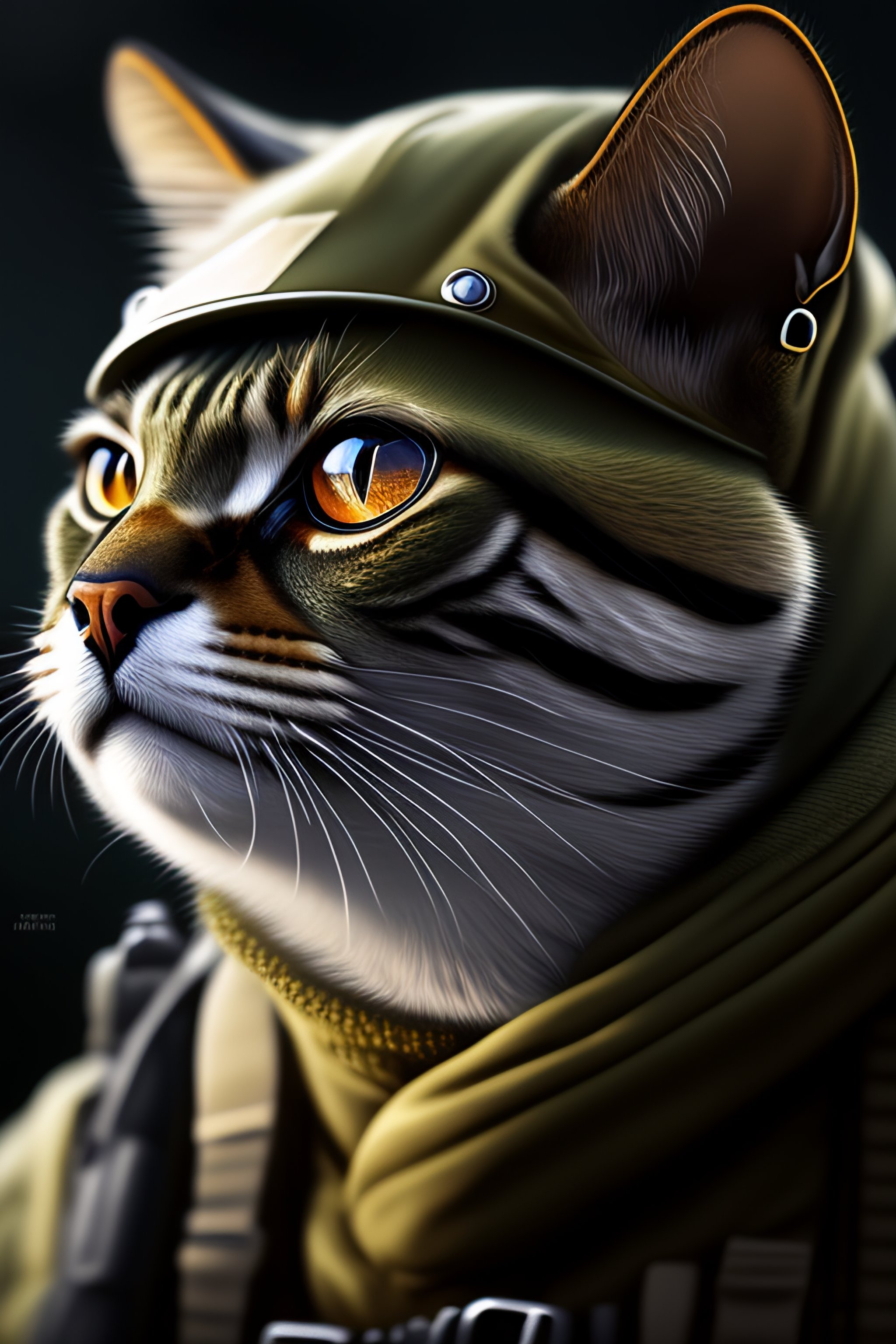 Lexica - Pepe the frog, like a soldier soldier cat warrior in world war ...