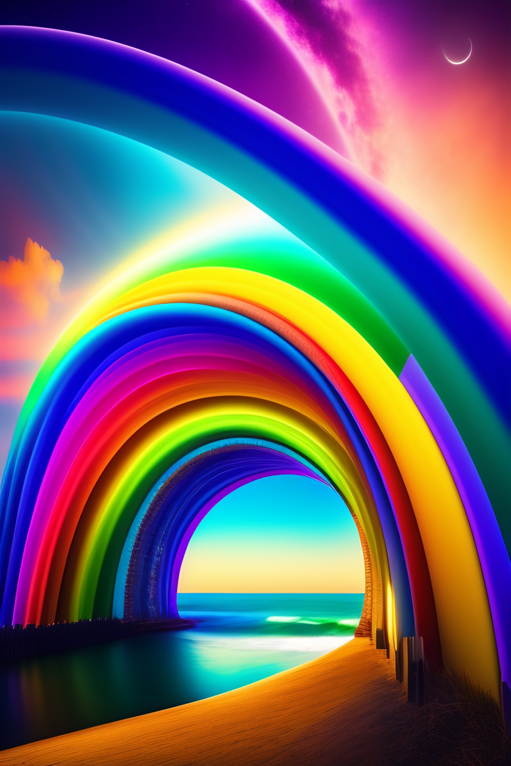 Lexica - A rainbow bridge connecting two parallel universes