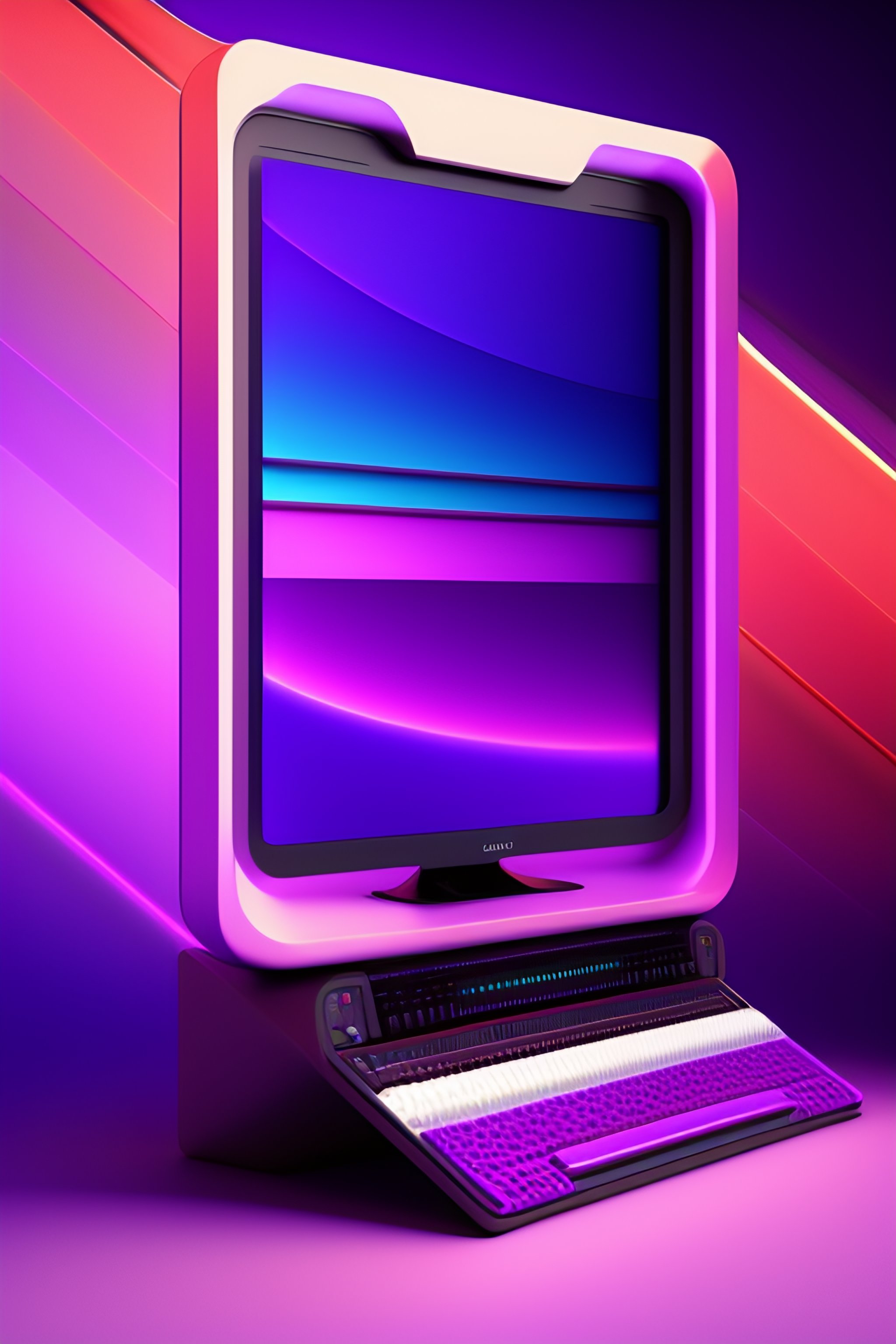 Lexica - Abstract computer composed by braces and semicolons, purple ...