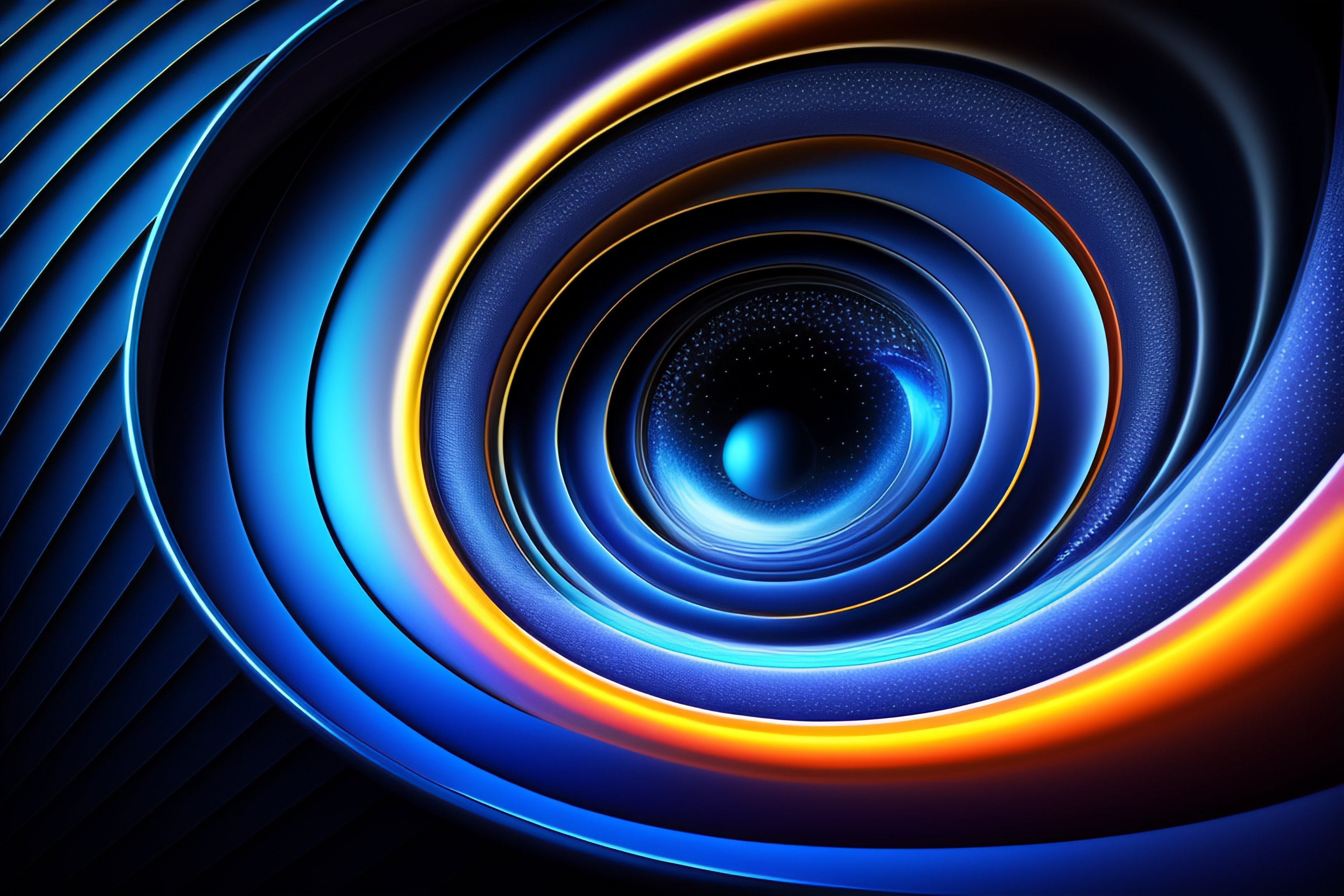 Lexica - Quantum background abstract on dark blue, straigt lines, dots