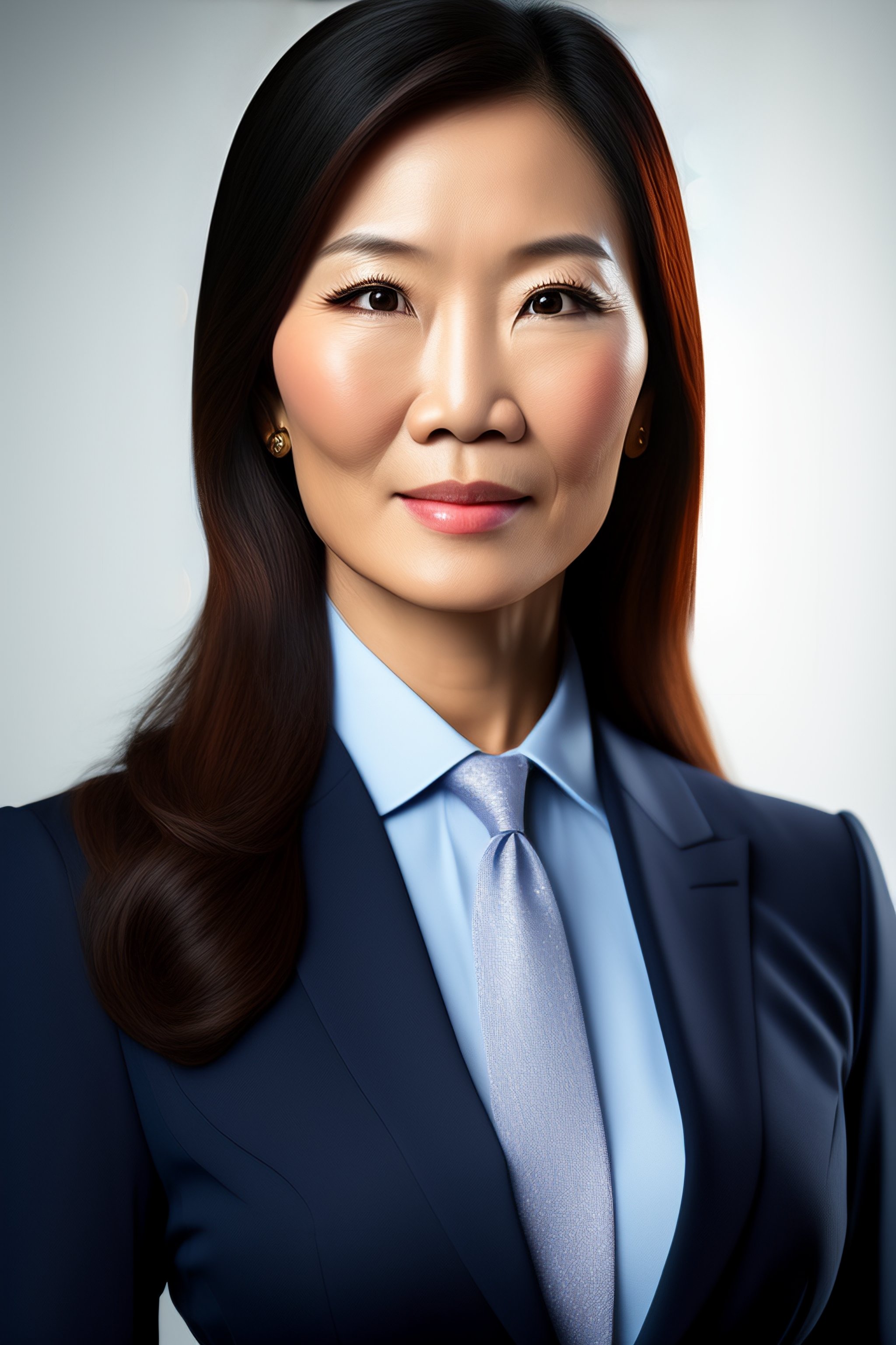 Lexica - Photo, Woman, side face, profile, middle age, asian ...