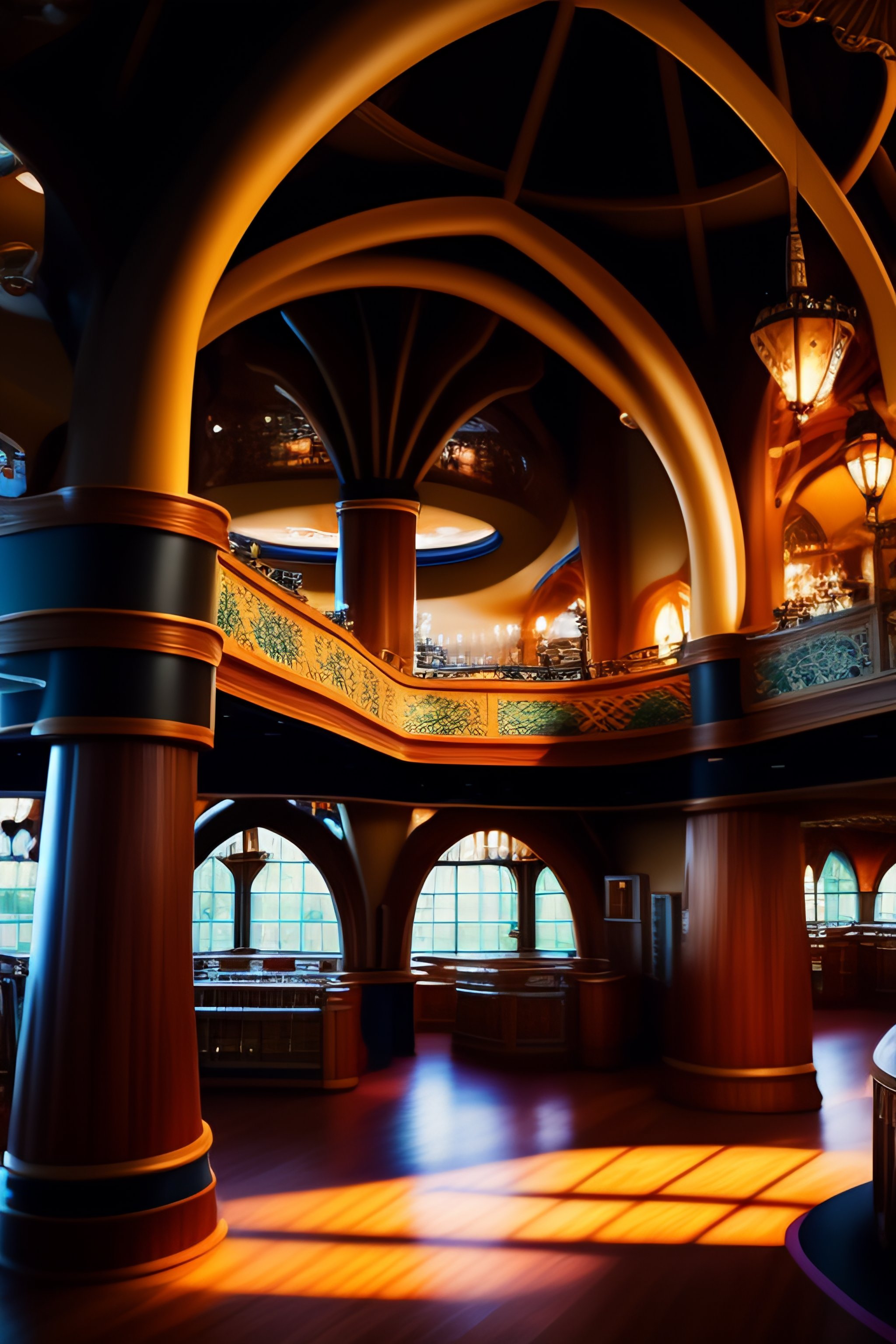 Lexica - Disneyworld interior