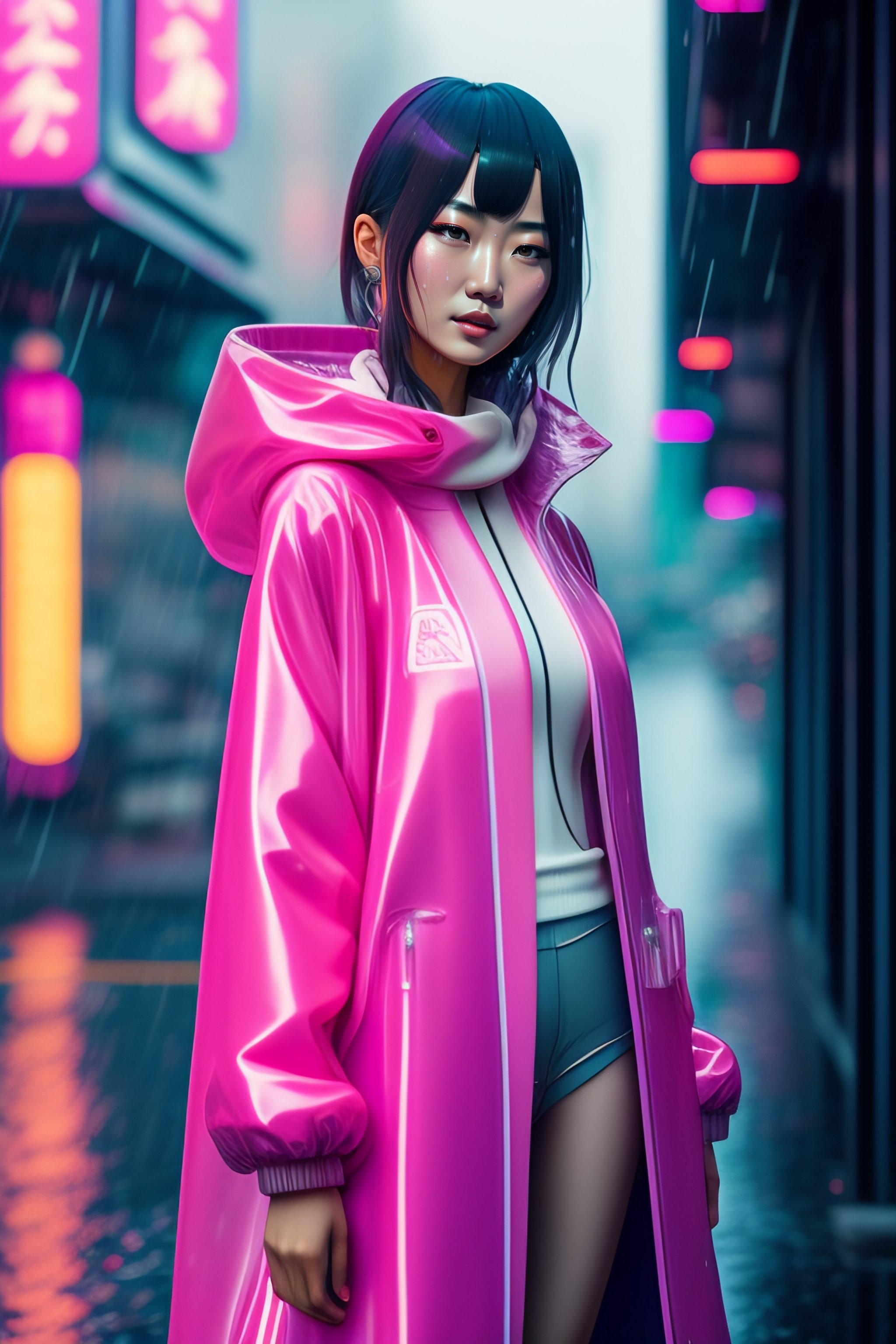 Pink see hotsell through raincoat