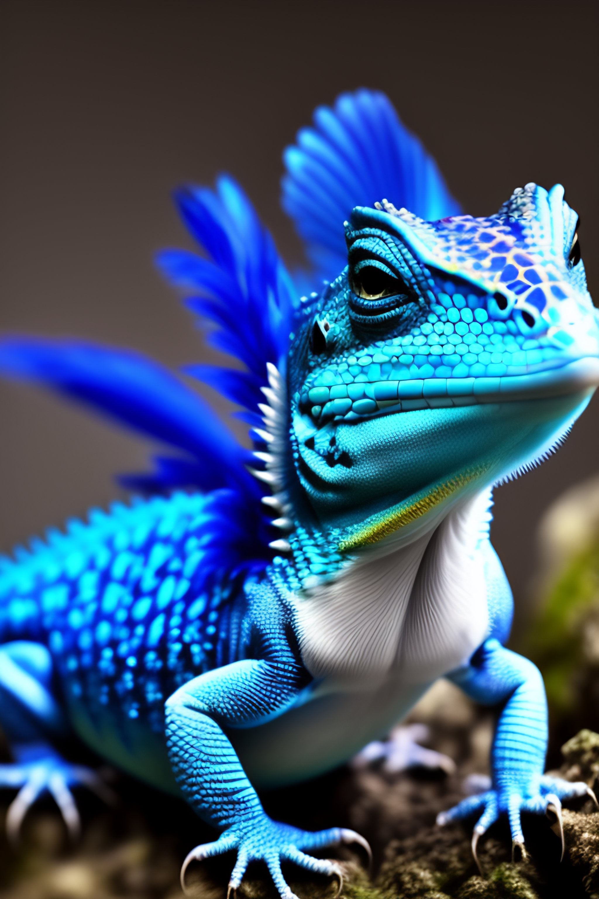 Blue Water Dragon Lizard