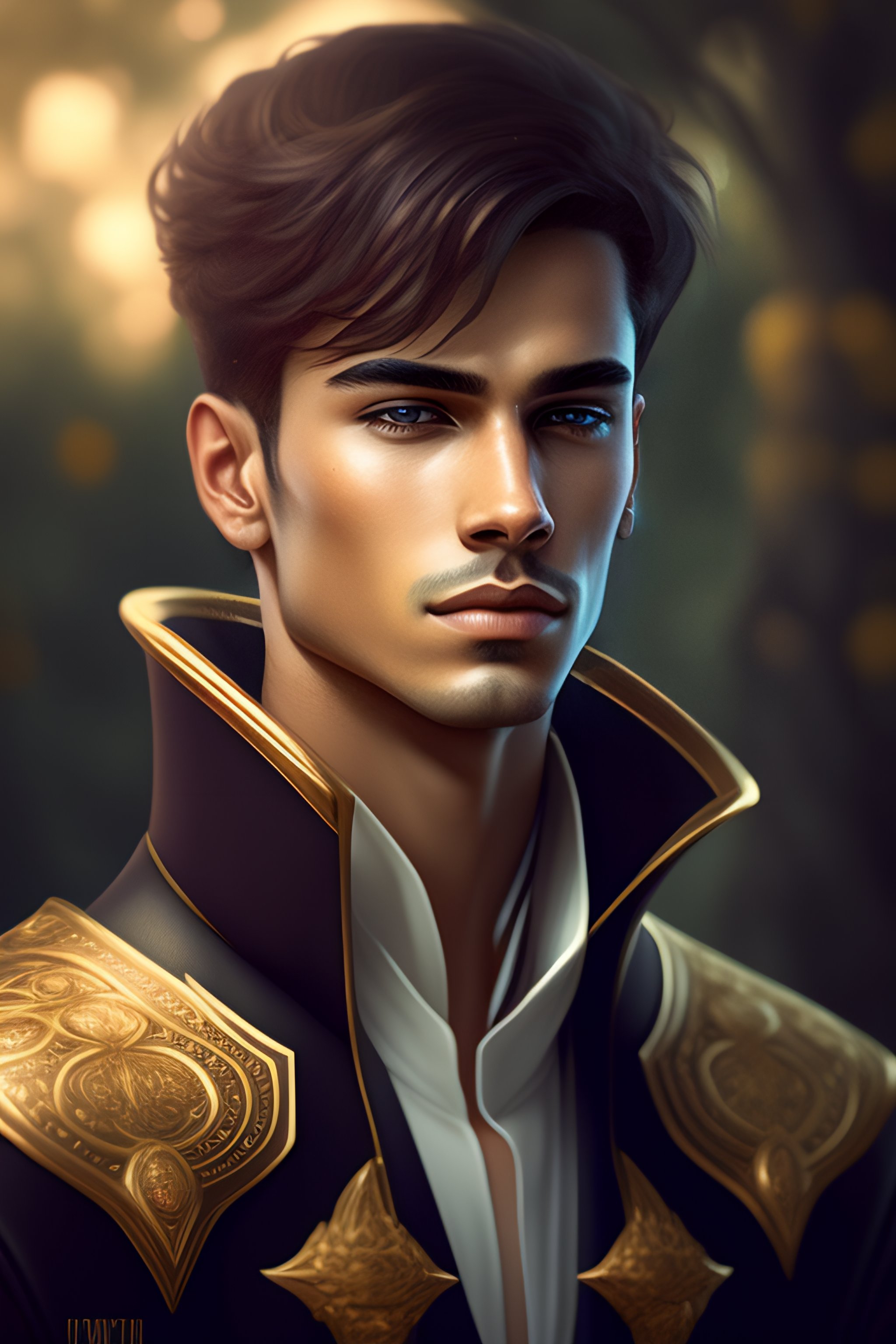 Lexica - Portrait of a prince boy, intricate, elgegant, decent, heightened  details, intense emotion, poised, centered, concept art, smooth,  illustrat