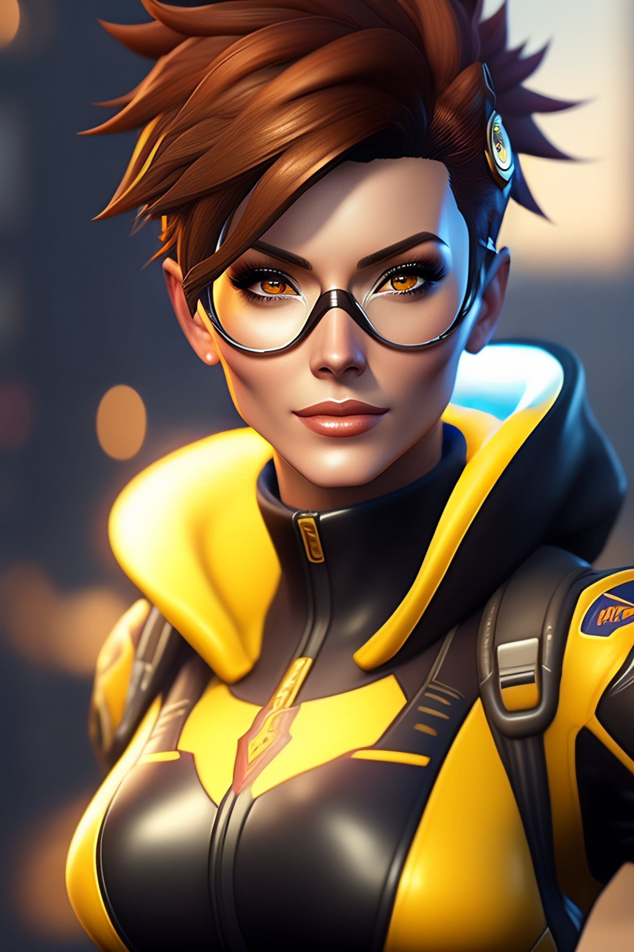 Lexica - Tracer from Overwatch at forty years of age