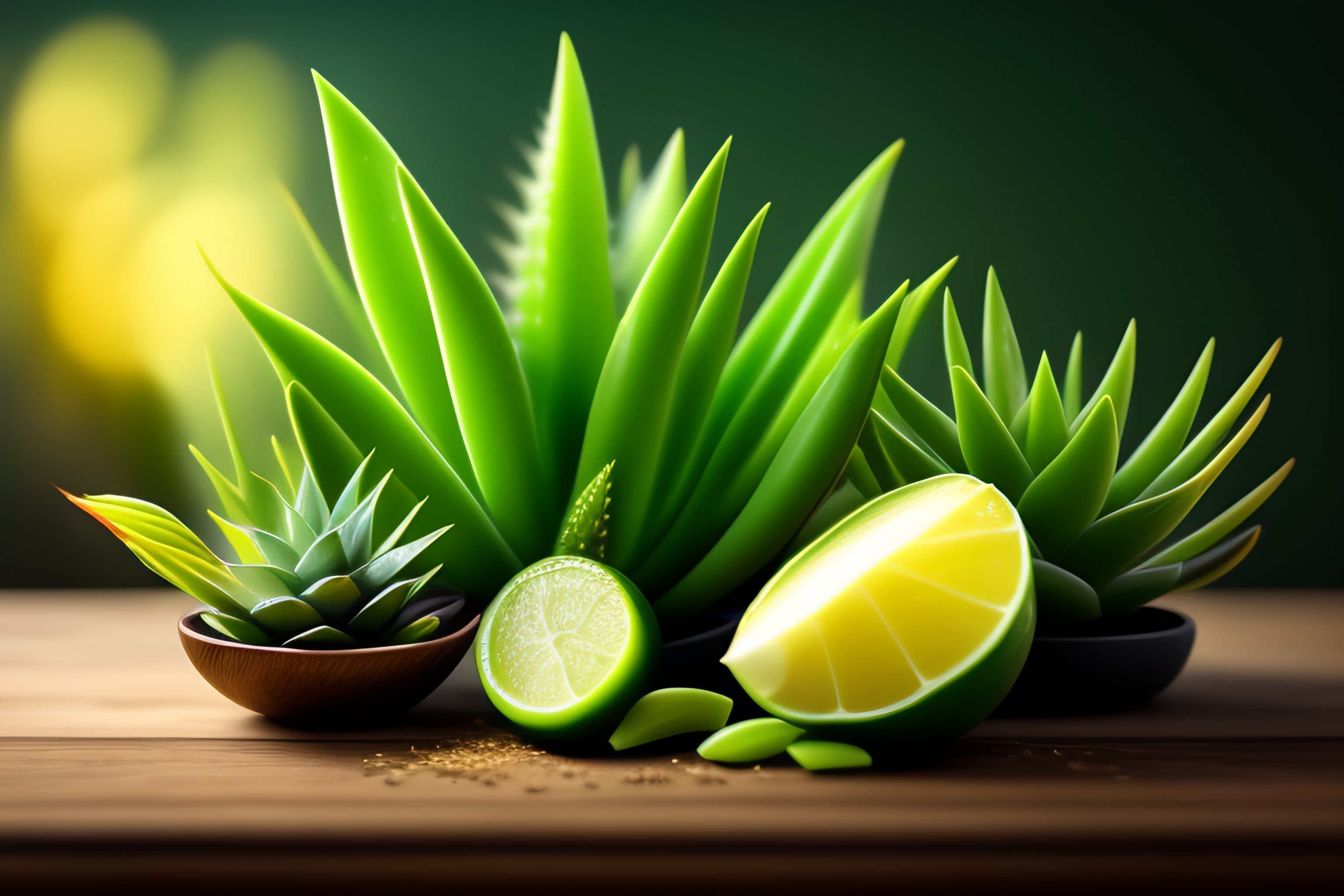 Lexica - A icon with withe bg of aloe vera