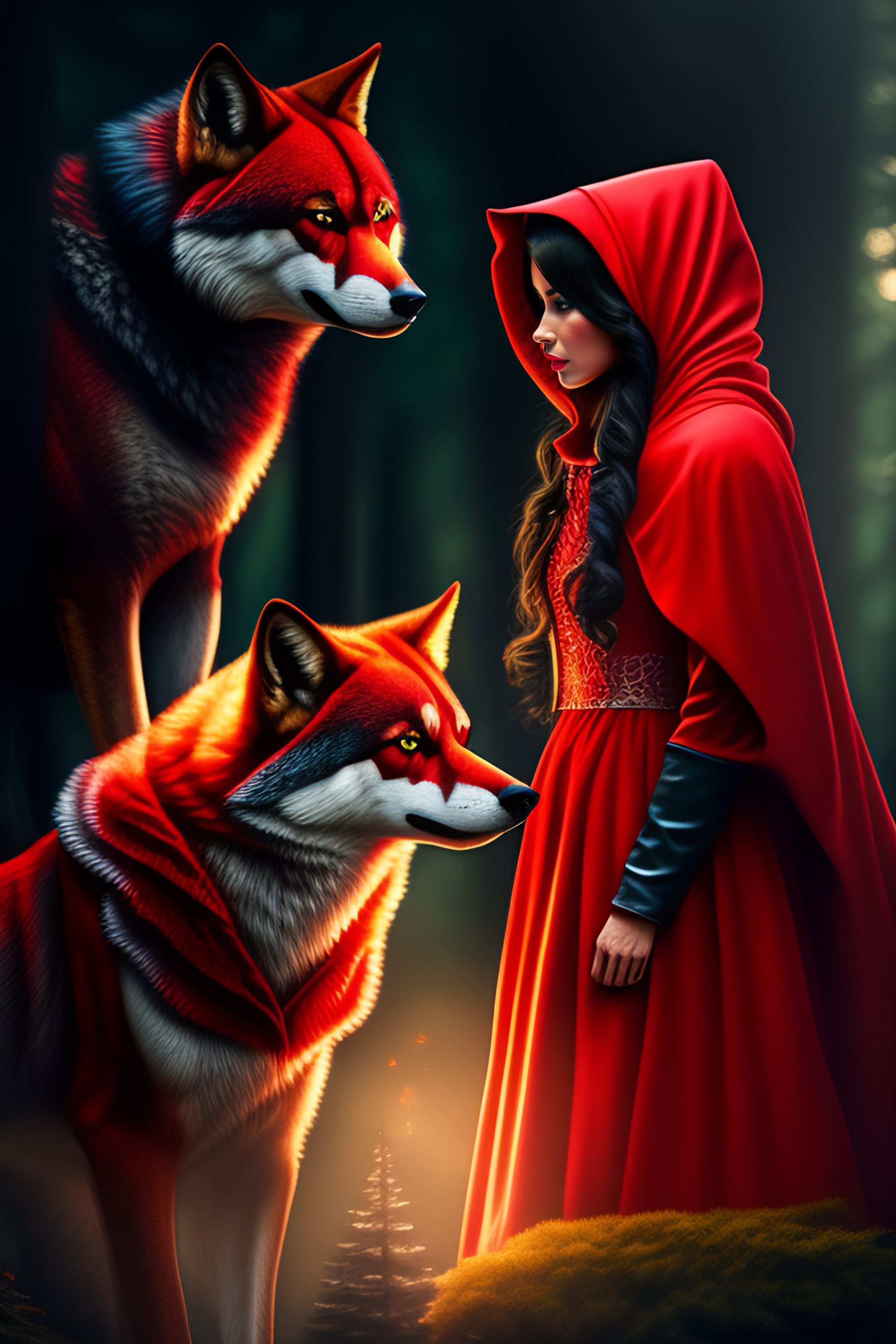 Lexica Red Riding Hood And Werewolf 