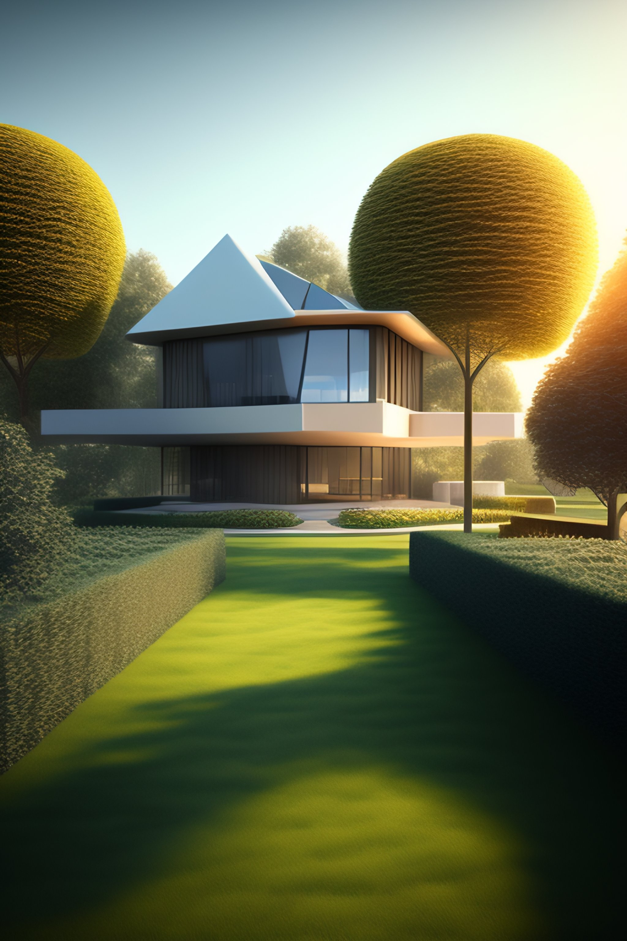Lexica - Einstein, man, futuristic organic shape building consist of ...