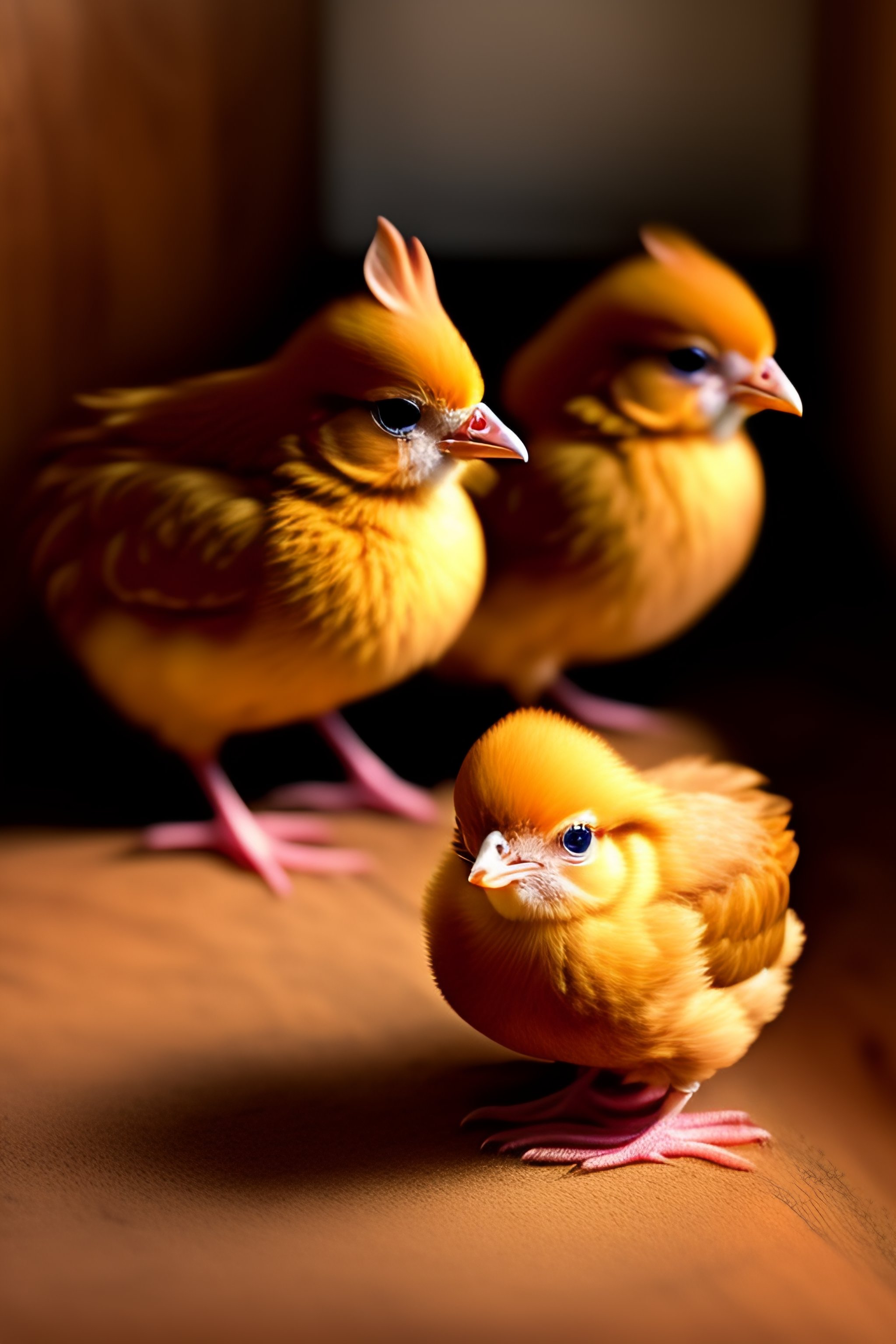 Lexica Twin baby chickens